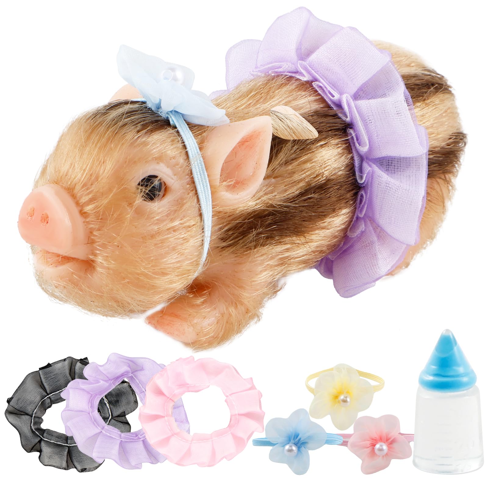 Muñeca Genérica De Silicona Con Forma De Cerdo Realista De 13 Cm Con Acc - Venta Internacional.