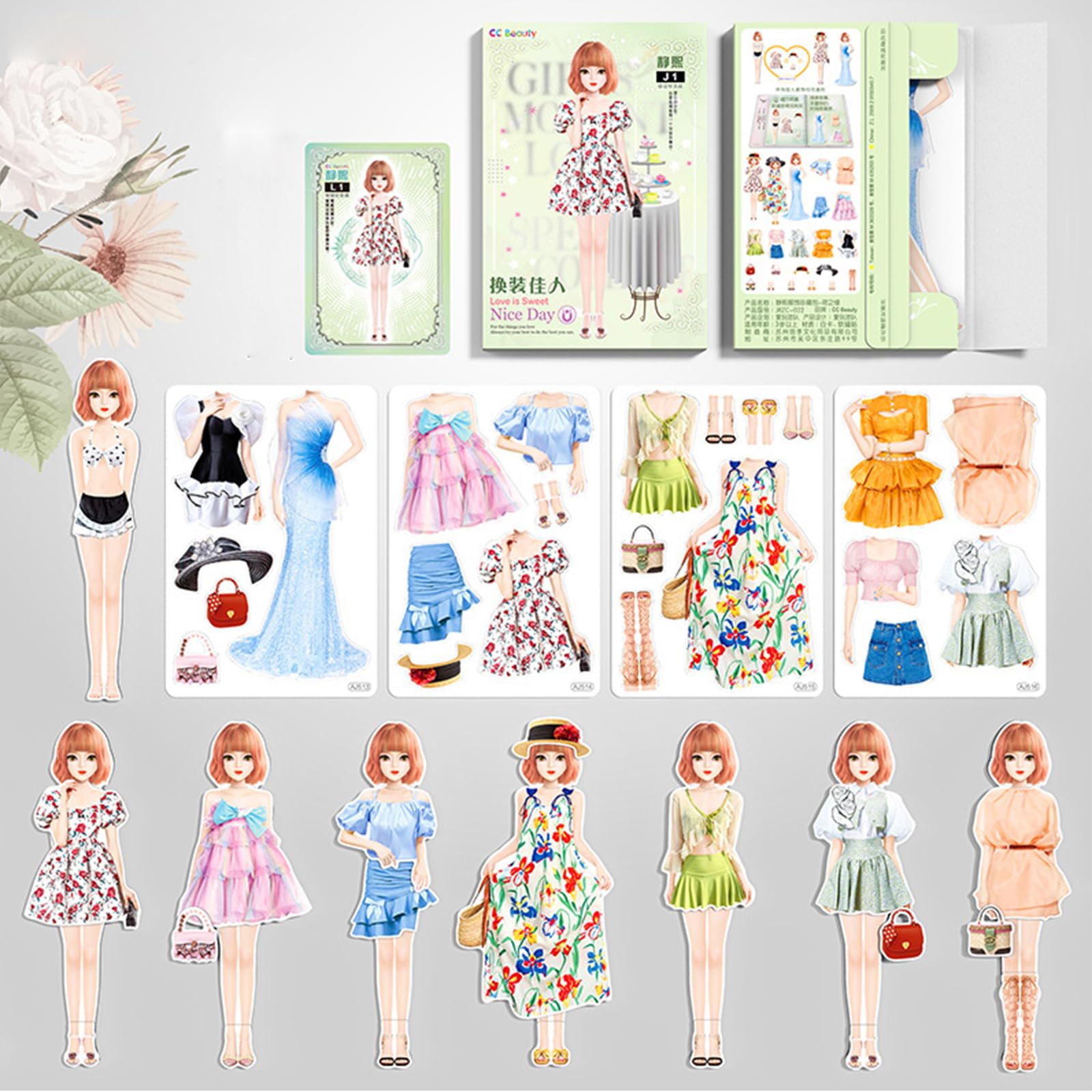 Foto 1 | Set De Muñecas De Papel Con Diseño De Princesa Magnética Para Niñas De 3 A 12 Años - Venta Internacional.