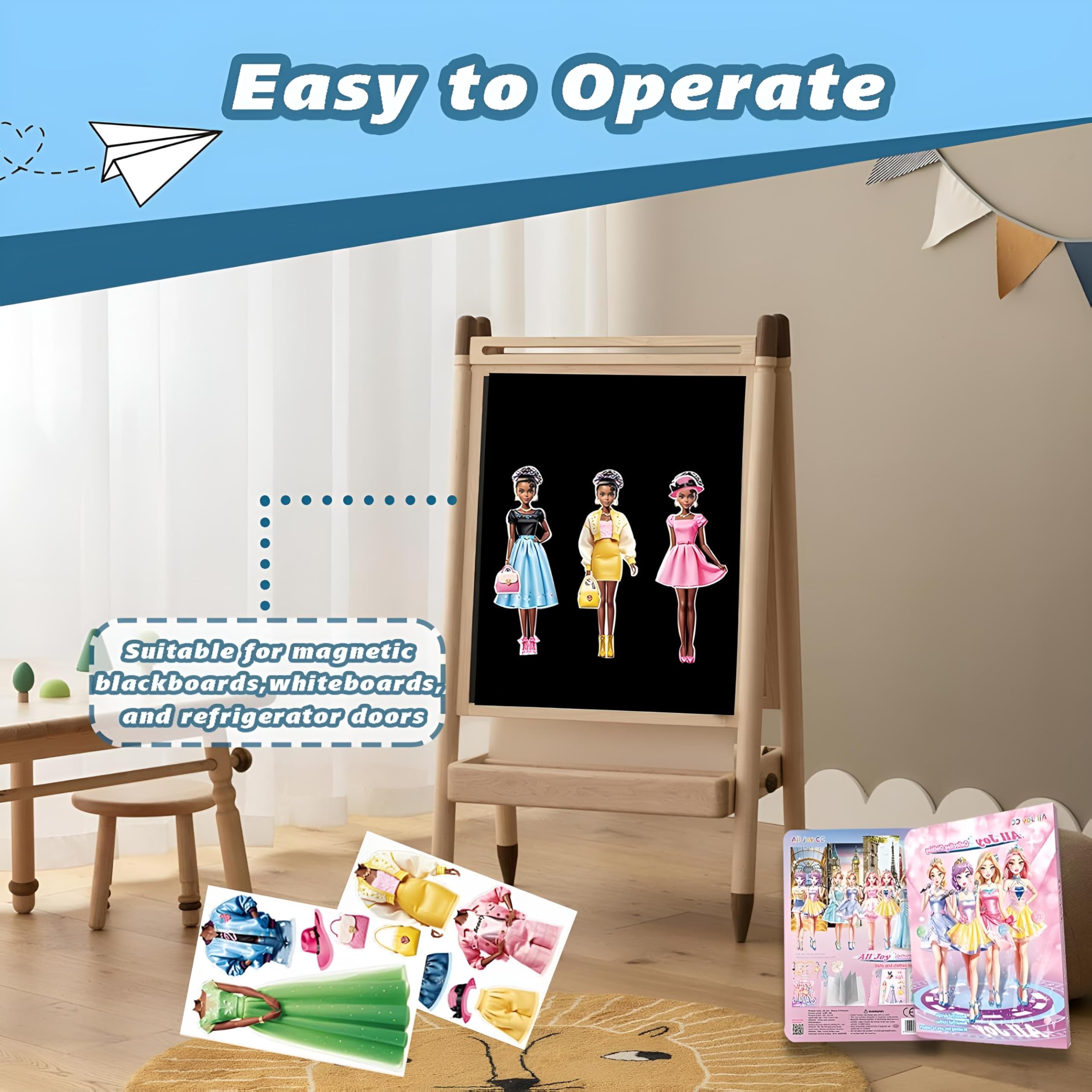 Foto 6 pulgar | Set De Muñecas De Papel Con Diseño De Princesa Magnética Para Niñas (eva) - Venta Internacional.