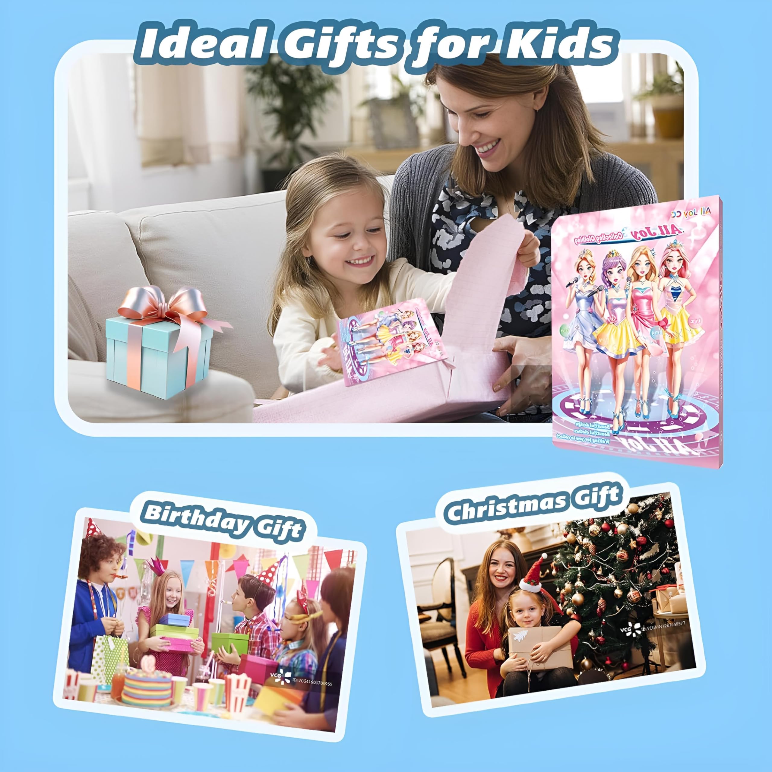 Foto 7 | Set De Muñecas De Papel Con Diseño De Princesa Magnética Para Niñas (eva) - Venta Internacional.