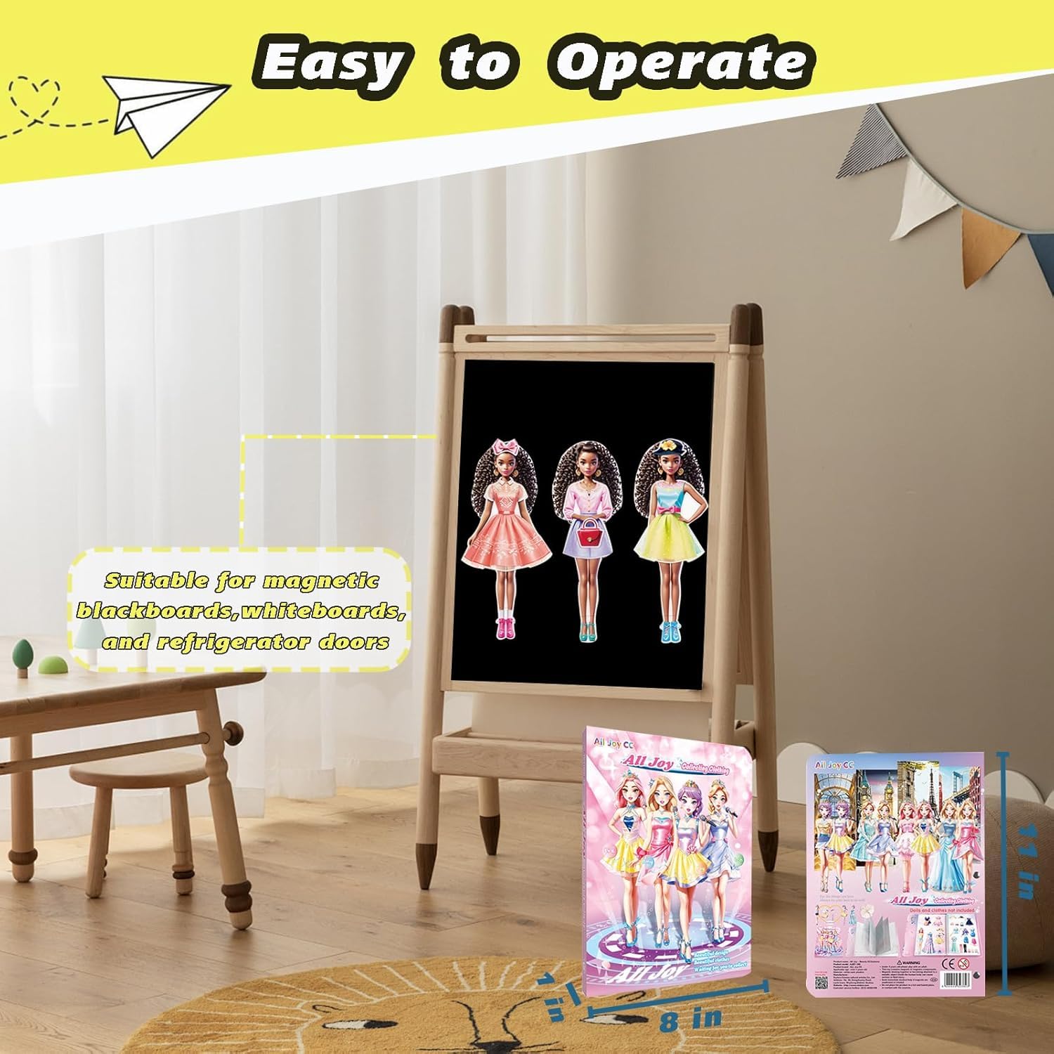 Foto 5 | Set De Muñecas De Papel Con Diseño De Princesa Magnética Para Niñas De 3 A 12 Años - Venta Internacional.