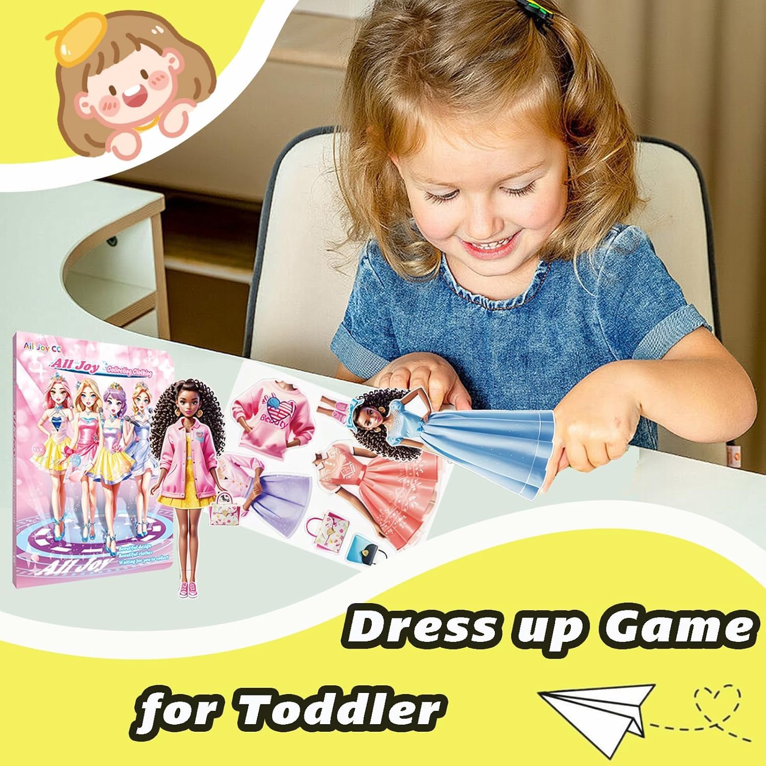 Foto 7 pulgar | Set De Muñecas De Papel Con Diseño De Princesa Magnética Para Niñas De 3 A 12 Años - Venta Internacional.