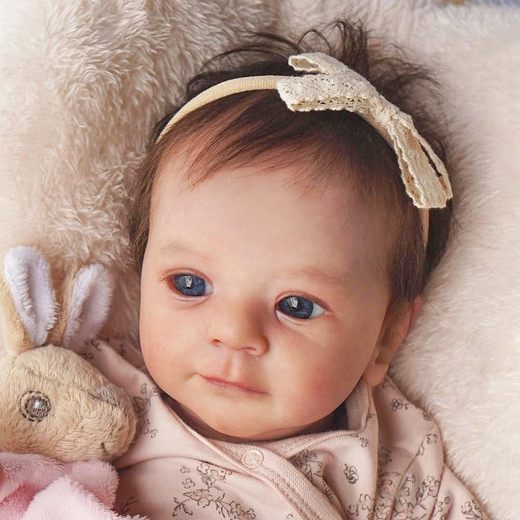 Foto 4 pulgar | Muñeca Reborn Baby Girl Brags Claire De 18 Pulgadas Con Cabello Castaño - Venta Internacional.