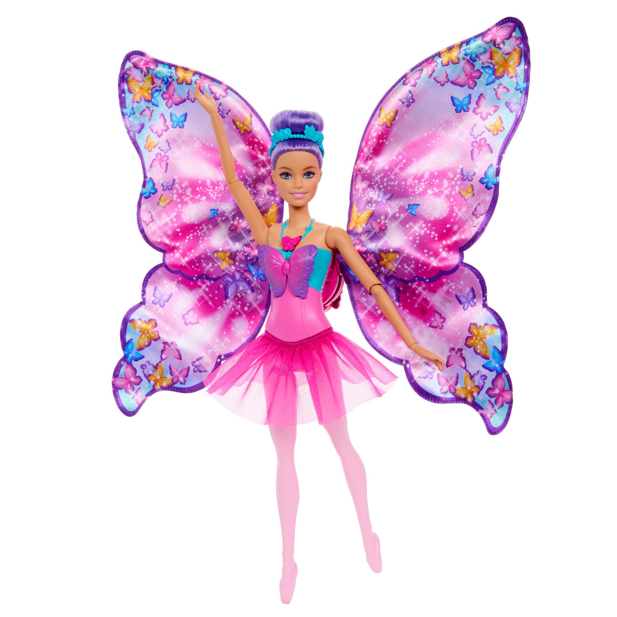 Foto 2 pulgar | Doll Barbie Dance And Flutter Transformation 2 En 1 - Venta Internacional.