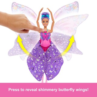 Foto 3 | Doll Barbie Dance And Flutter Transformation 2 En 1 - Venta Internacional.