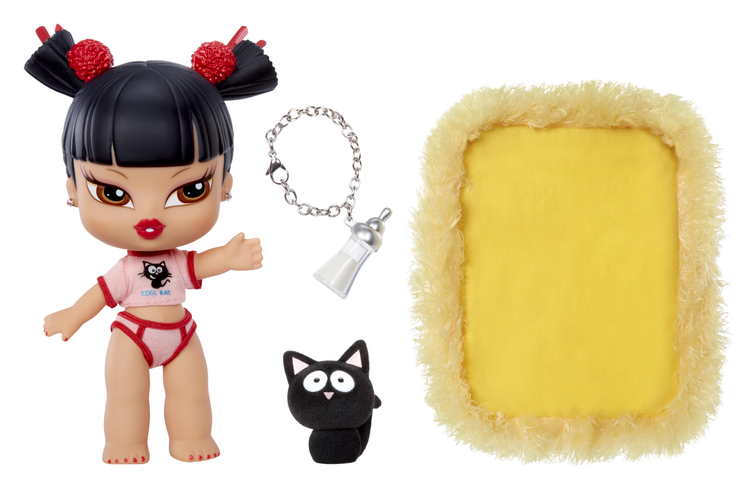 Foto 2 | Muñeca De Moda Bratz Babyz Jade Con Ropa Real Y Mascotas - Venta Internacional.