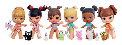 Foto 5 | Muñeca De Moda Bratz Babyz Jade Con Ropa Real Y Mascotas - Venta Internacional.