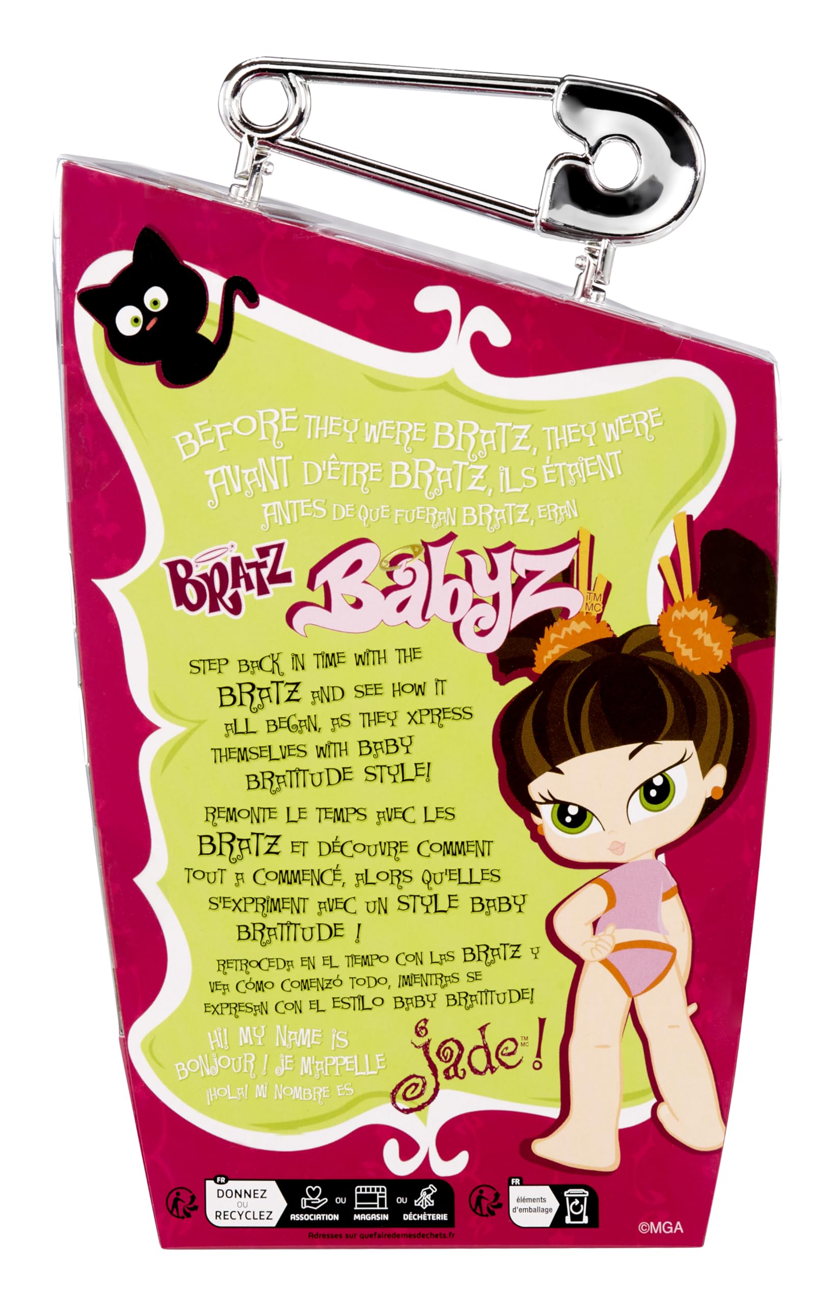 Foto 8 pulgar | Muñeca De Moda Bratz Babyz Jade Con Ropa Real Y Mascotas - Venta Internacional.
