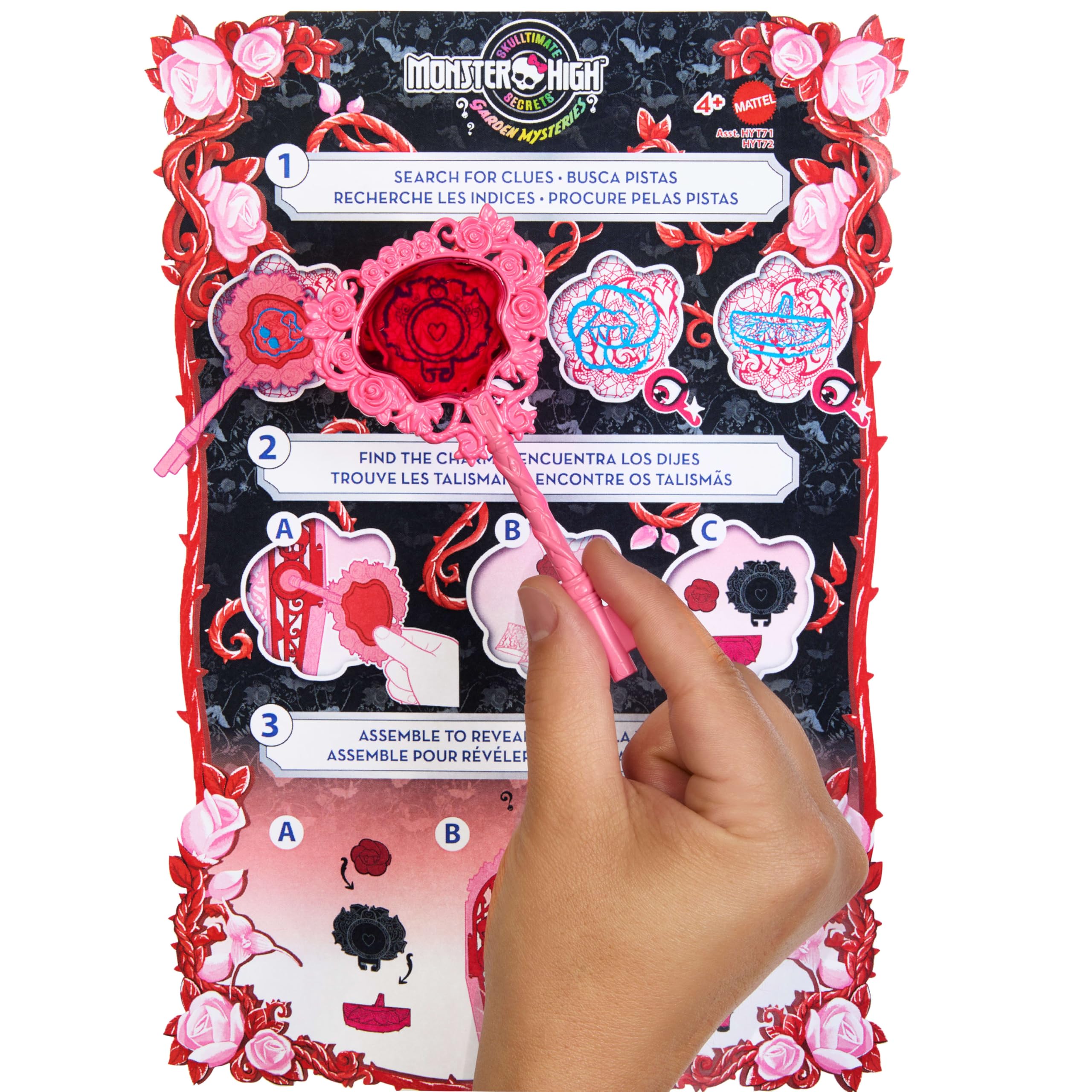 Foto 4 pulgar | Doll Monster High Skulltimate Secrets Garden Mysteries Draculaura - Venta Internacional.