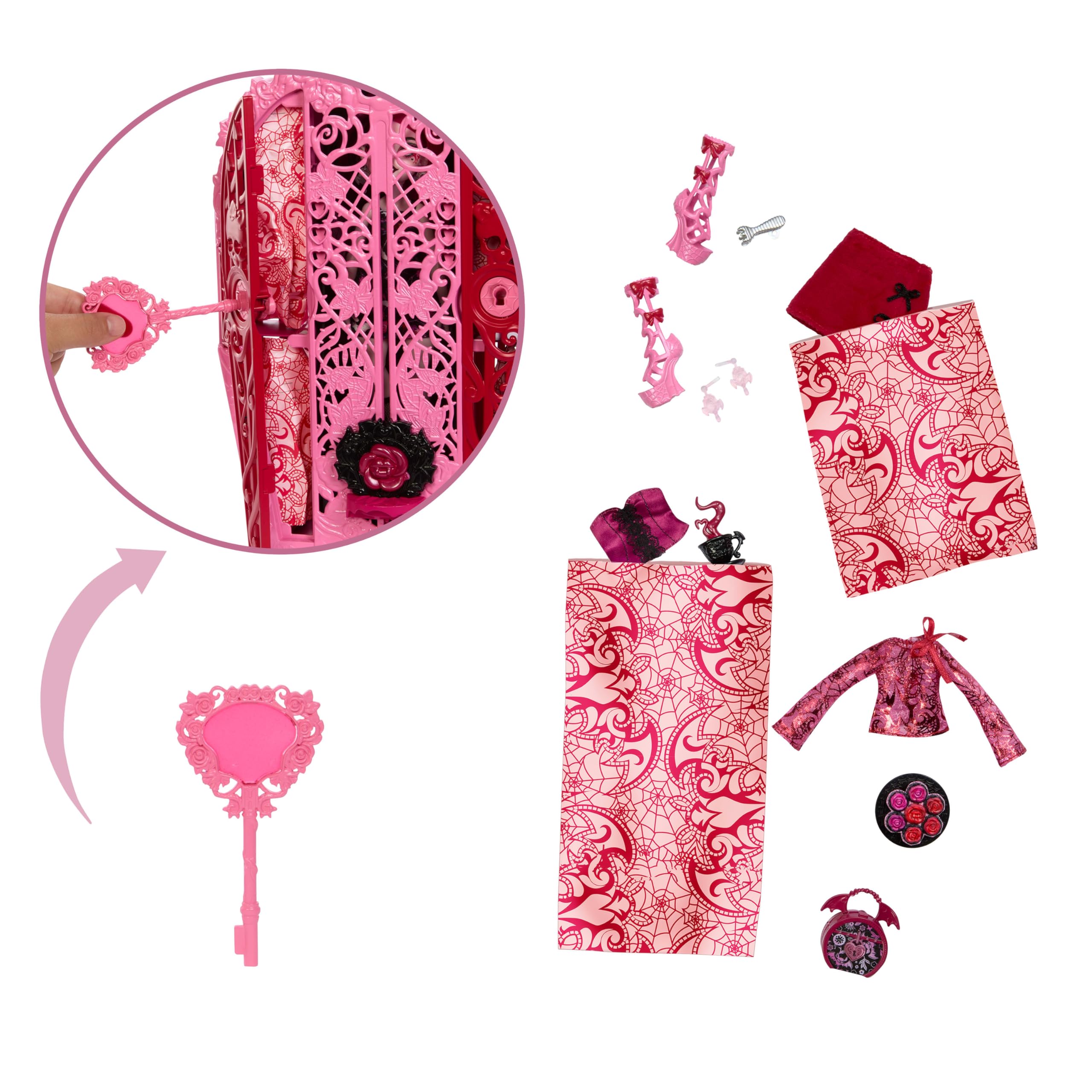 Foto 5 pulgar | Doll Monster High Skulltimate Secrets Garden Mysteries Draculaura - Venta Internacional.