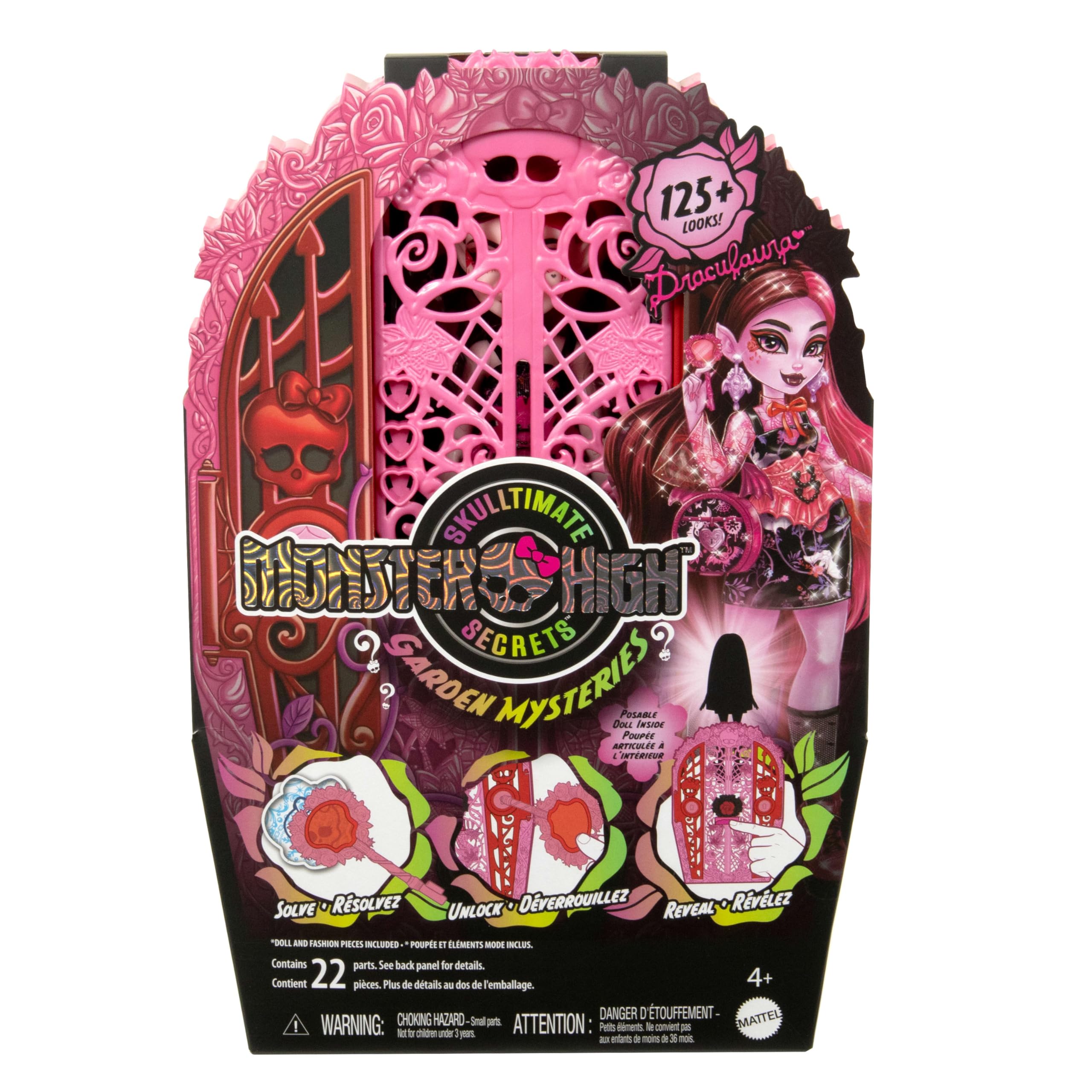 Foto 7 pulgar | Doll Monster High Skulltimate Secrets Garden Mysteries Draculaura - Venta Internacional.