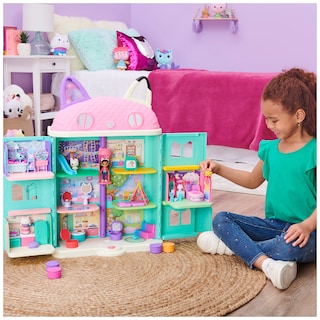 Foto 3 | Almohada Playset Gabby's Dollhouse Gdh Deluxe Para Habitación Con Forma De Gato - Venta Internacional.