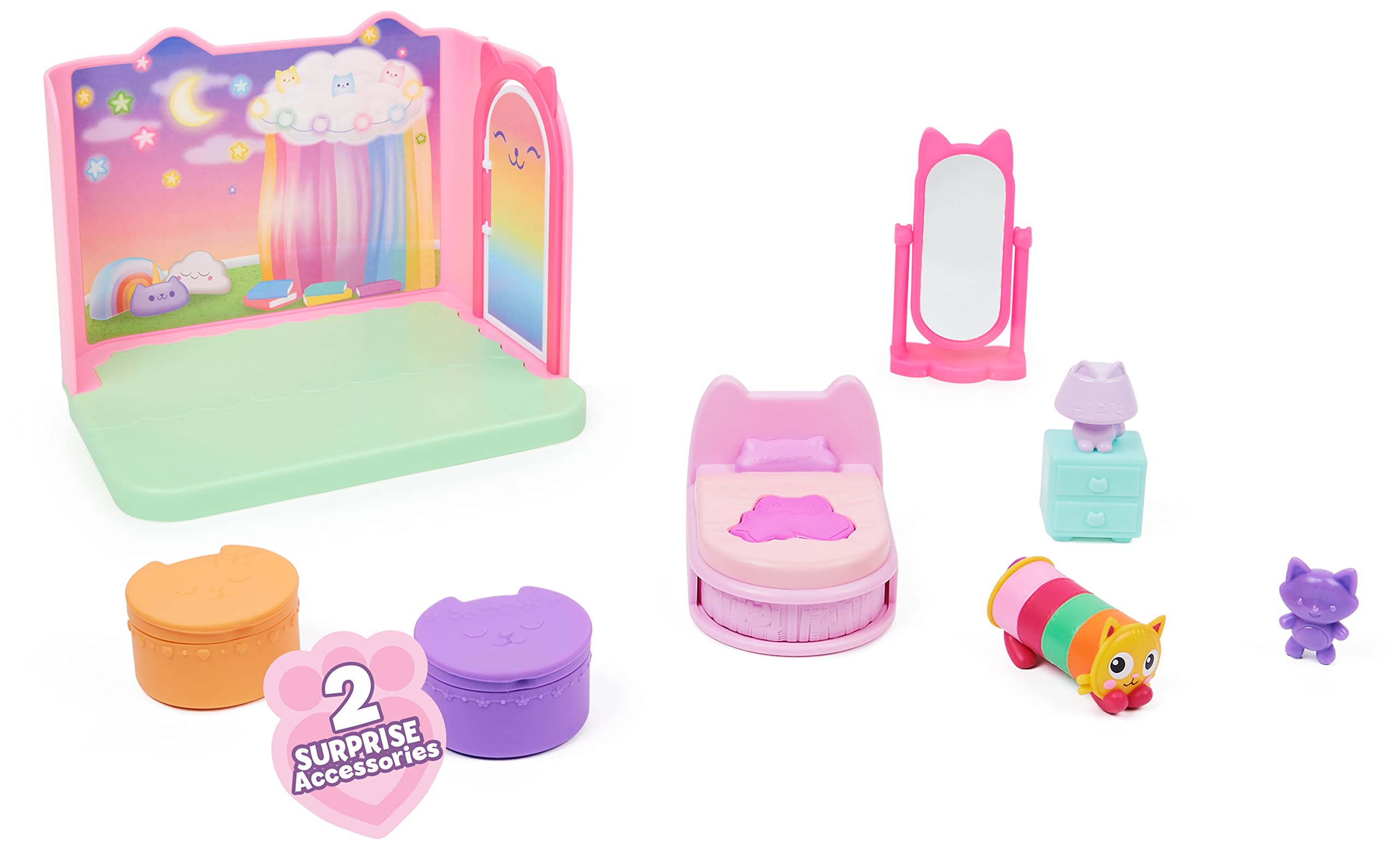 Foto 5 pulgar | Almohada Playset Gabby's Dollhouse Gdh Deluxe Para Habitación Con Forma De Gato - Venta Internacional.