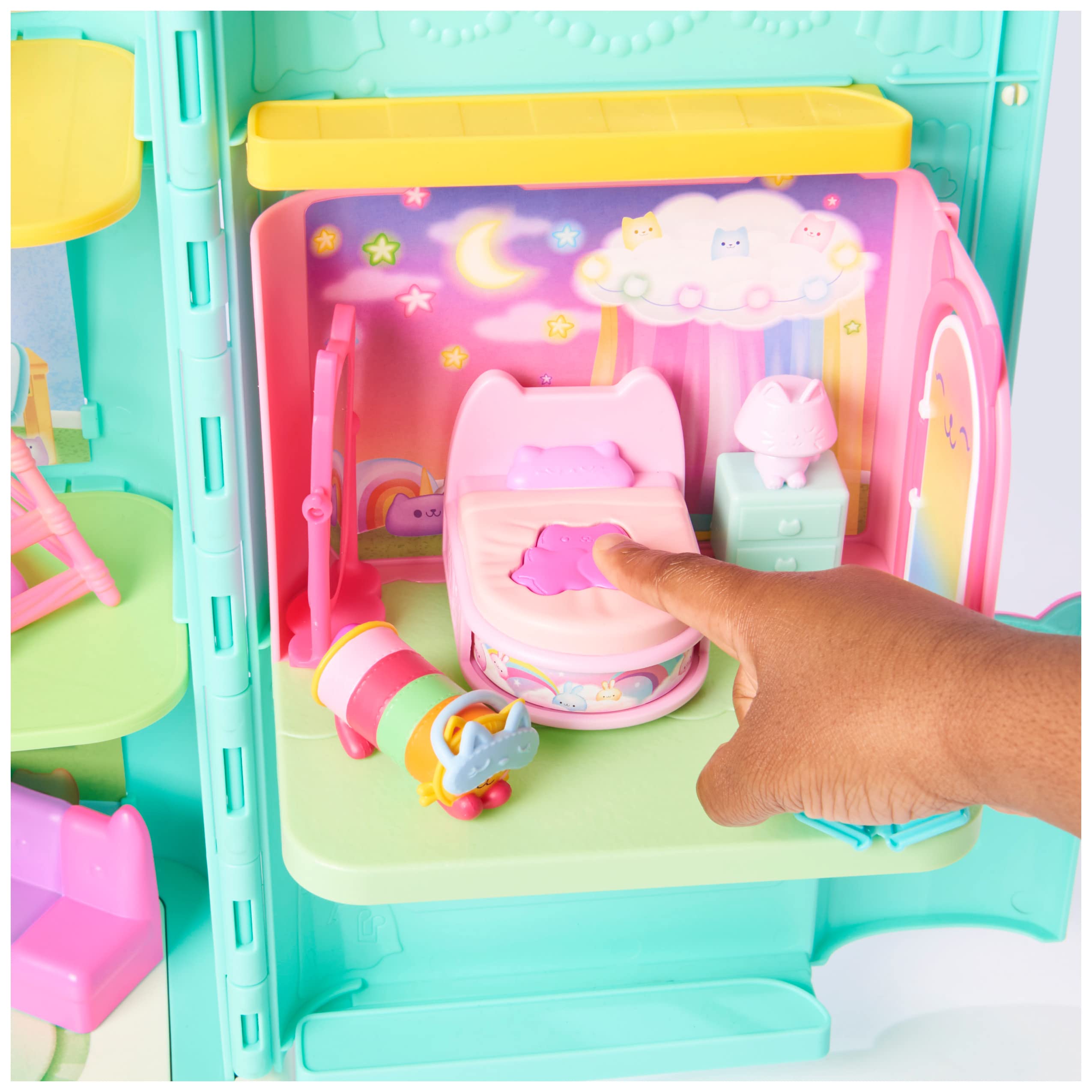 Foto 6 | Almohada Playset Gabby's Dollhouse Gdh Deluxe Para Habitación Con Forma De Gato - Venta Internacional.