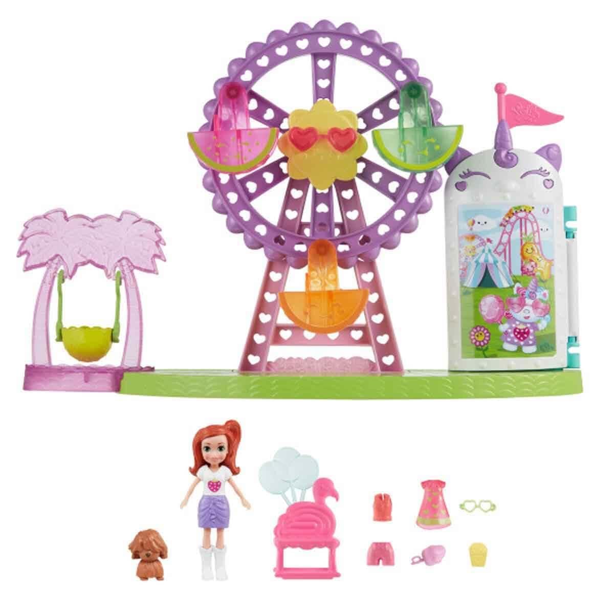 Foto 5 pulgar | Golosinas Tropicales Playset Polly Pocket Con Muñeca De 3 Pulgadas Y Cordón - Venta Internacional.