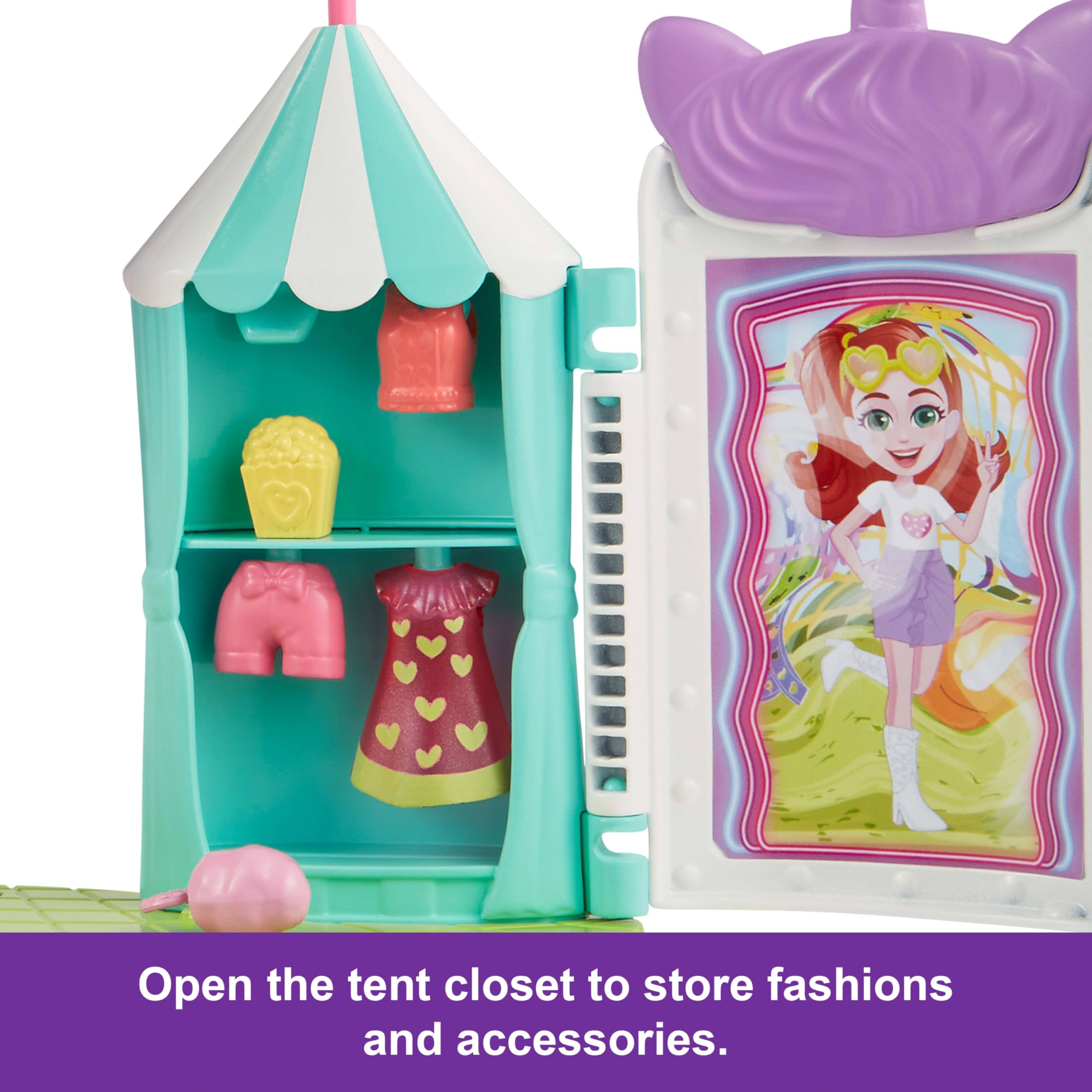 Foto 6 pulgar | Golosinas Tropicales Playset Polly Pocket Con Muñeca De 3 Pulgadas Y Cordón - Venta Internacional.
