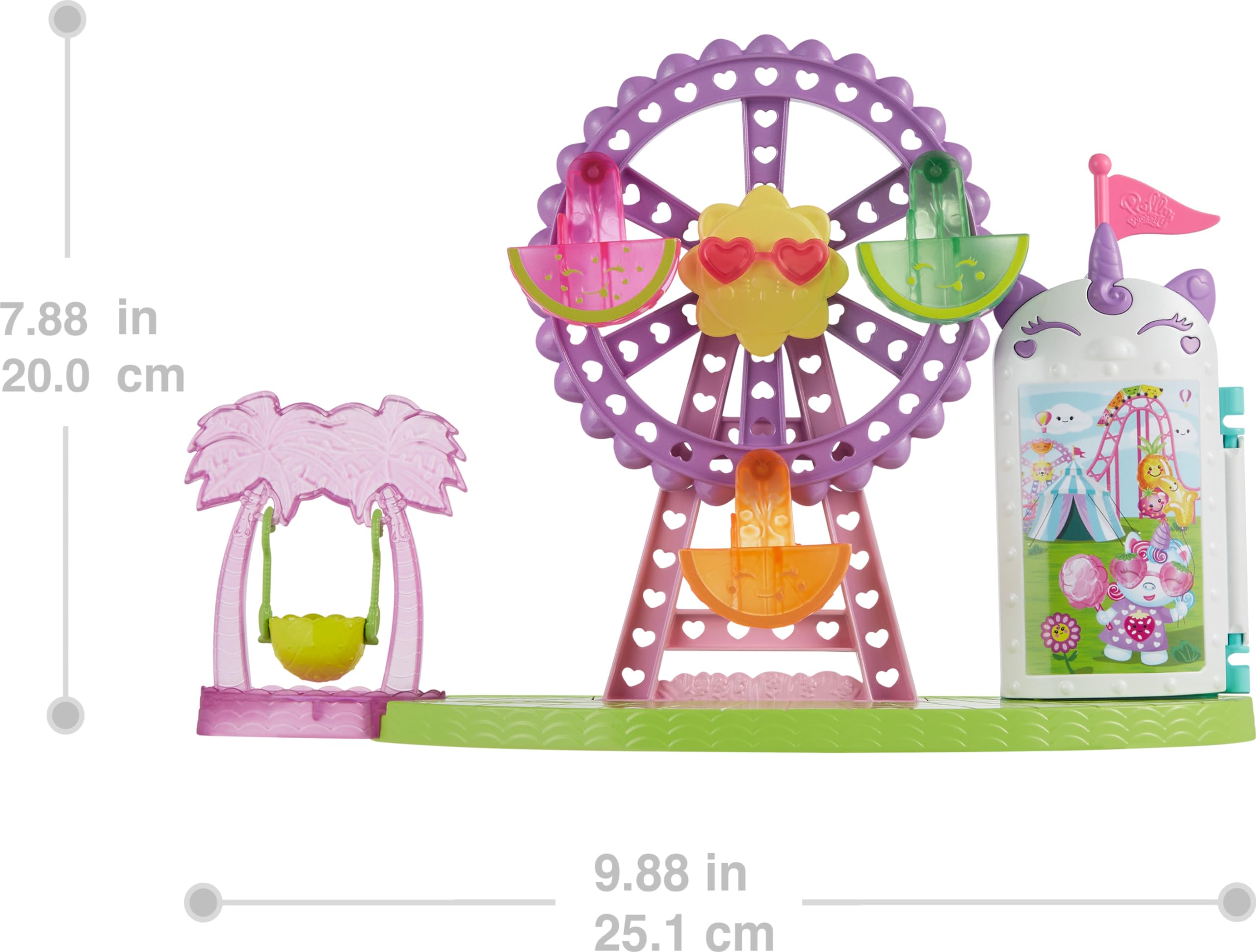 Foto 7 pulgar | Golosinas Tropicales Playset Polly Pocket Con Muñeca De 3 Pulgadas Y Cordón - Venta Internacional.