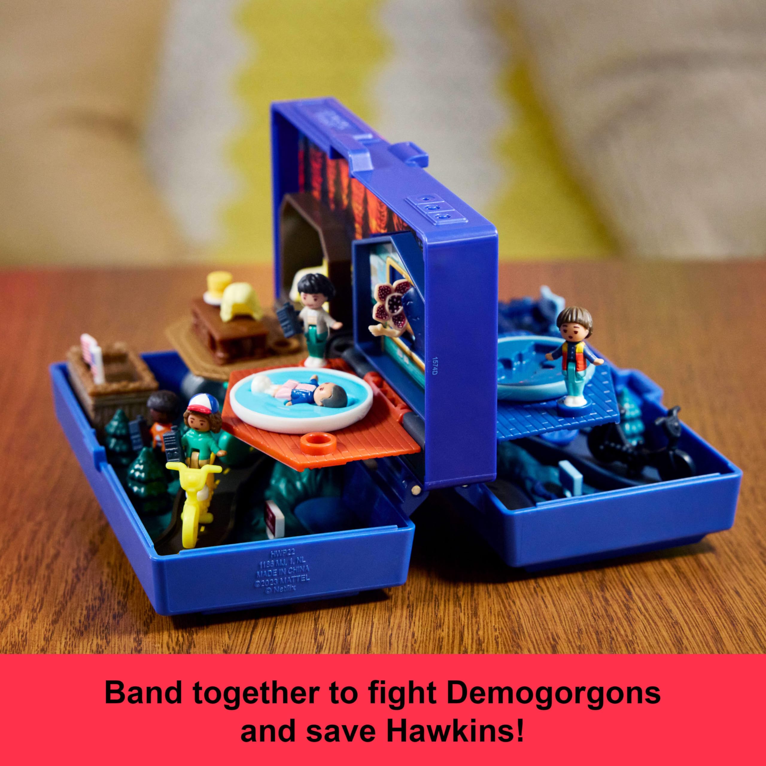 Foto 4 pulgar | Set de Juego Coleccionista Polly Pocket Stranger Things con 6 Muñecas - Venta Internacional