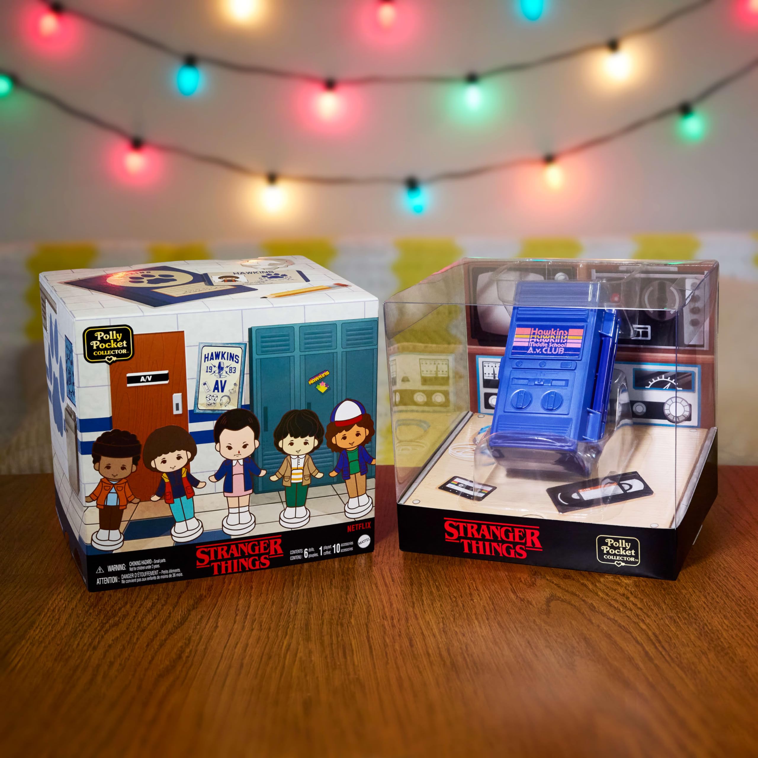 Foto 6 pulgar | Set de Juego Coleccionista Polly Pocket Stranger Things con 6 Muñecas - Venta Internacional