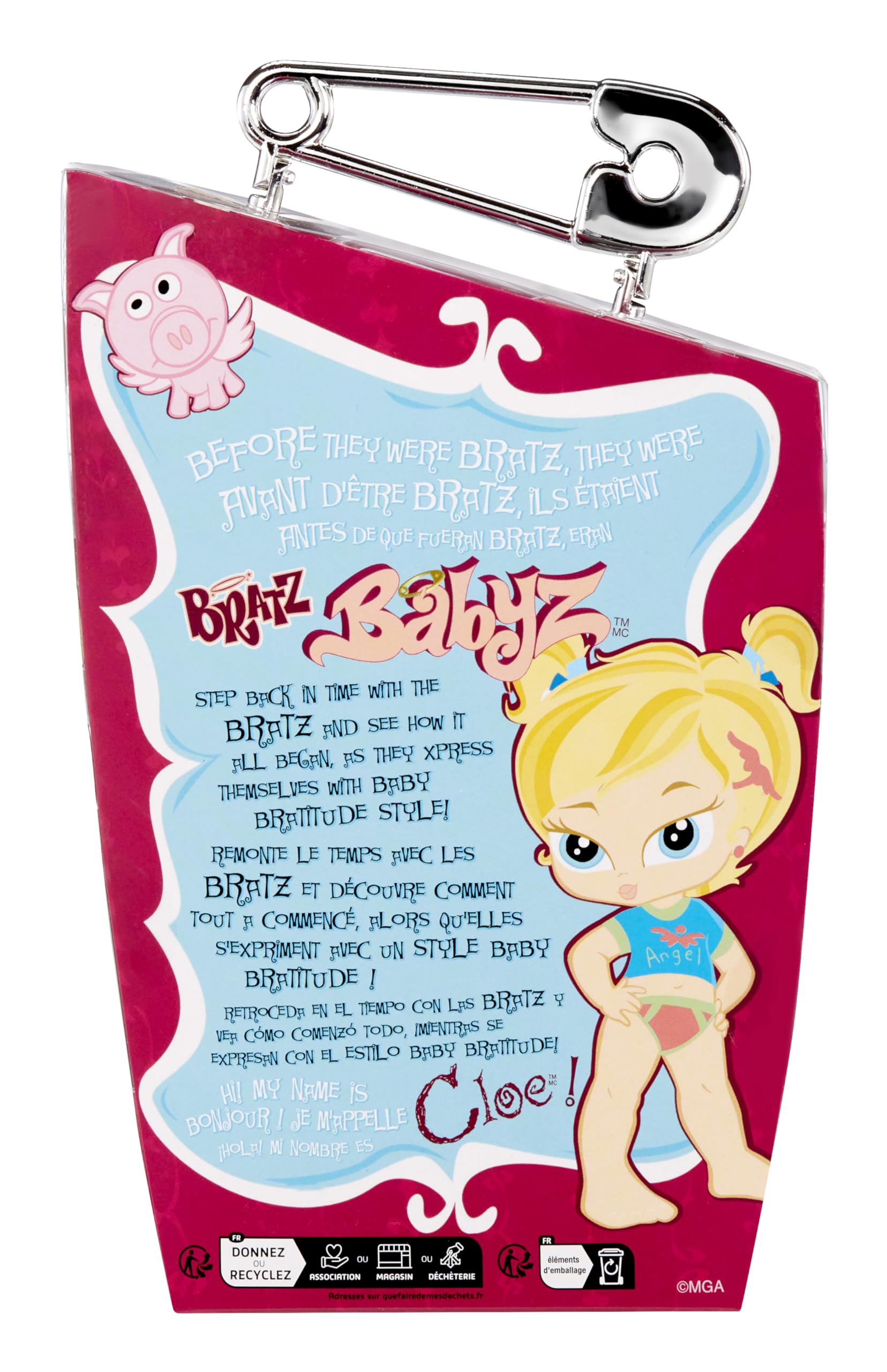 Foto 7 | Muñeca Bratz Babyz Cloe con Accesorios-Venta Internacional