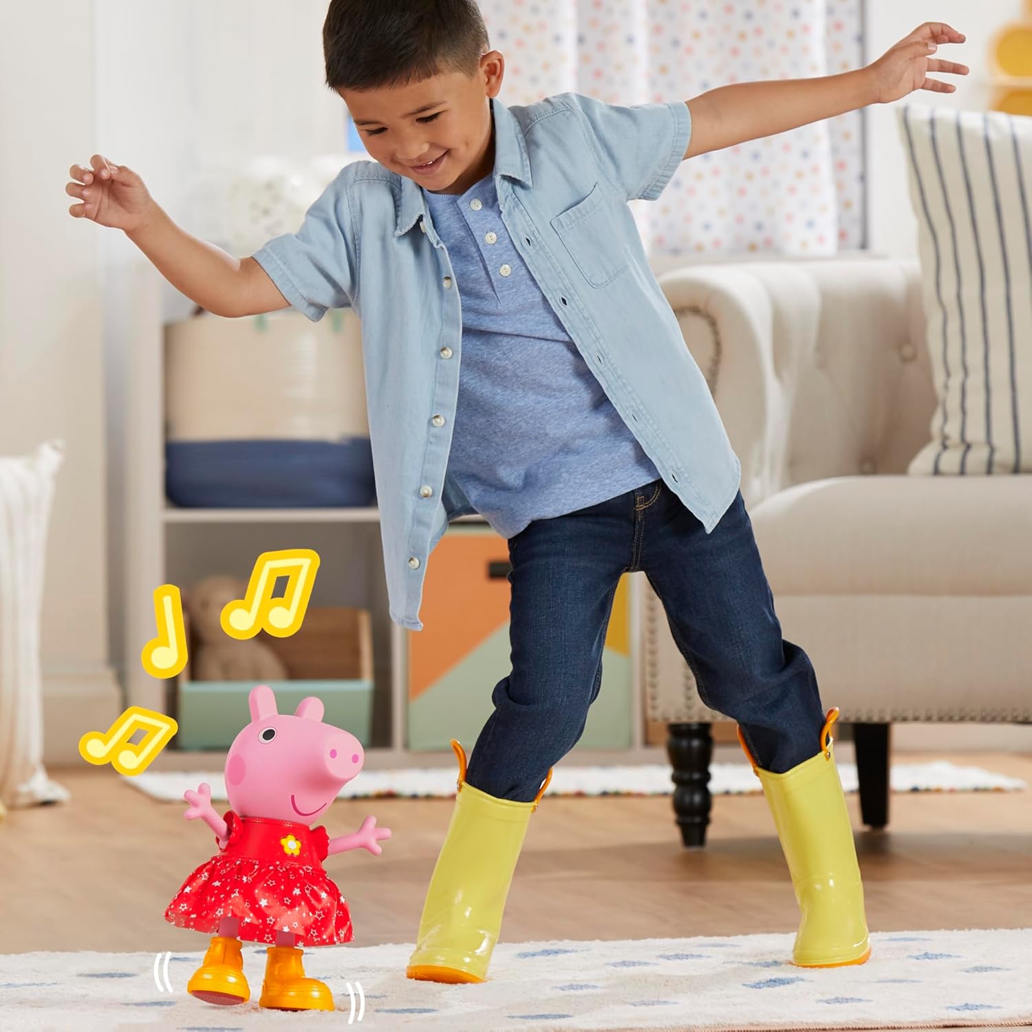 Foto 5 | Peppa Pig Canta Y Baila Muñeca Diversión En Los Charcos