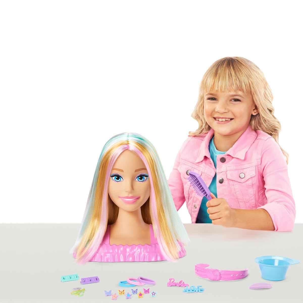 Foto 3 pulgar | Muñeca Barbie Styling Head De Cabello Rubio Con Más De 20 Accesorios - Venta Internacional.