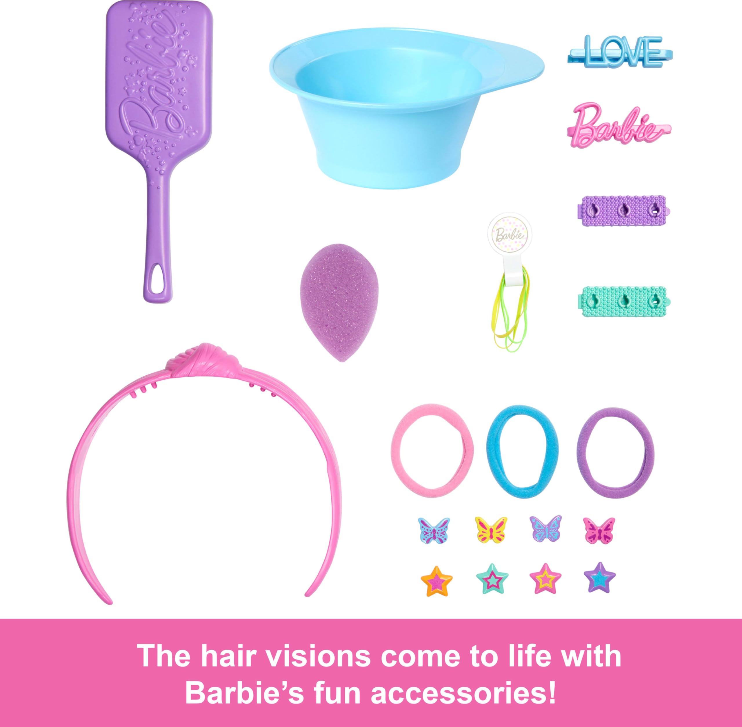 Foto 5 pulgar | Muñeca Barbie Styling Head De Cabello Rubio Con Más De 20 Accesorios - Venta Internacional.