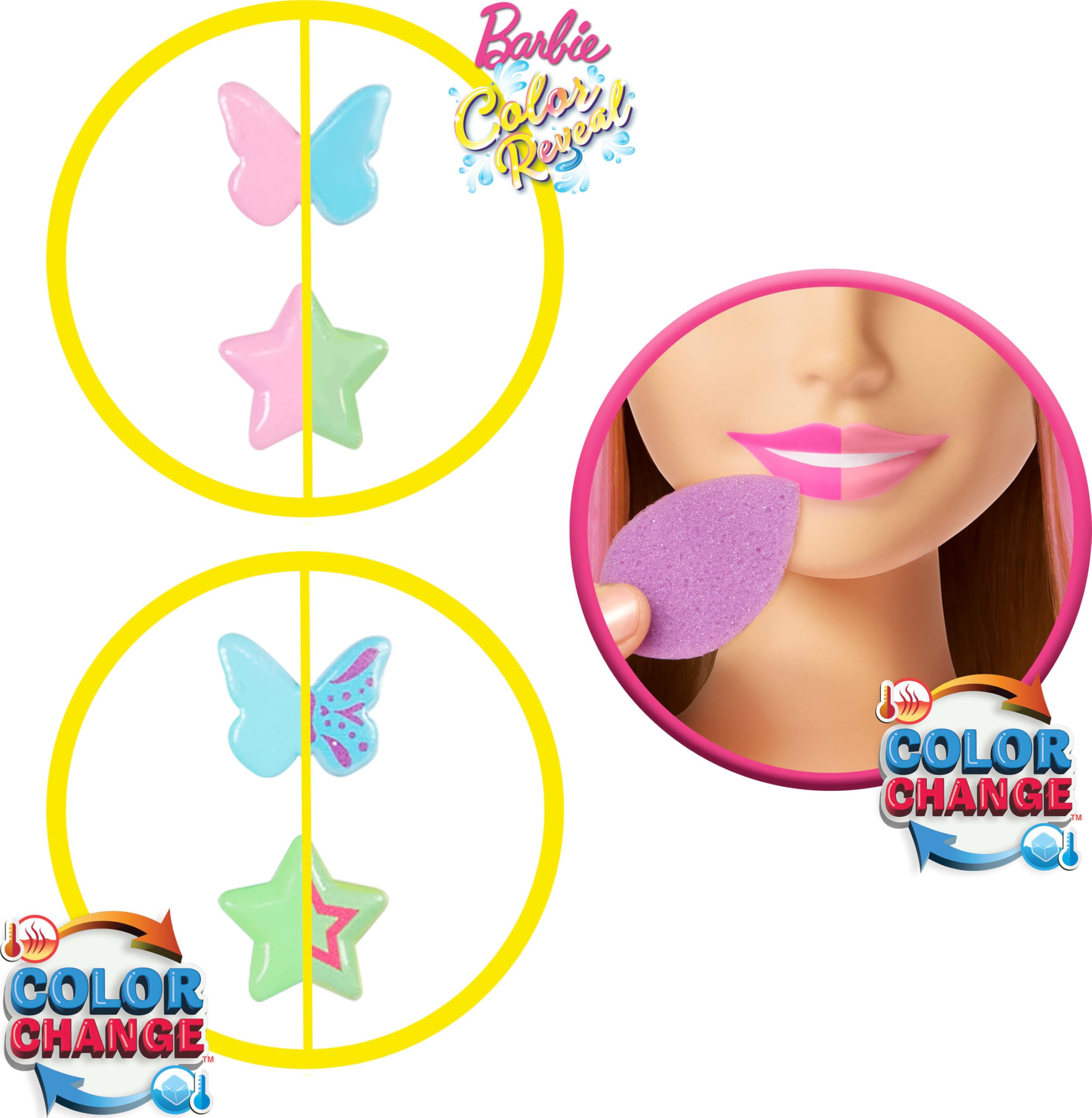 Foto 7 pulgar | Muñeca Barbie Styling Head De Cabello Rubio Con Más De 20 Accesorios - Venta Internacional.