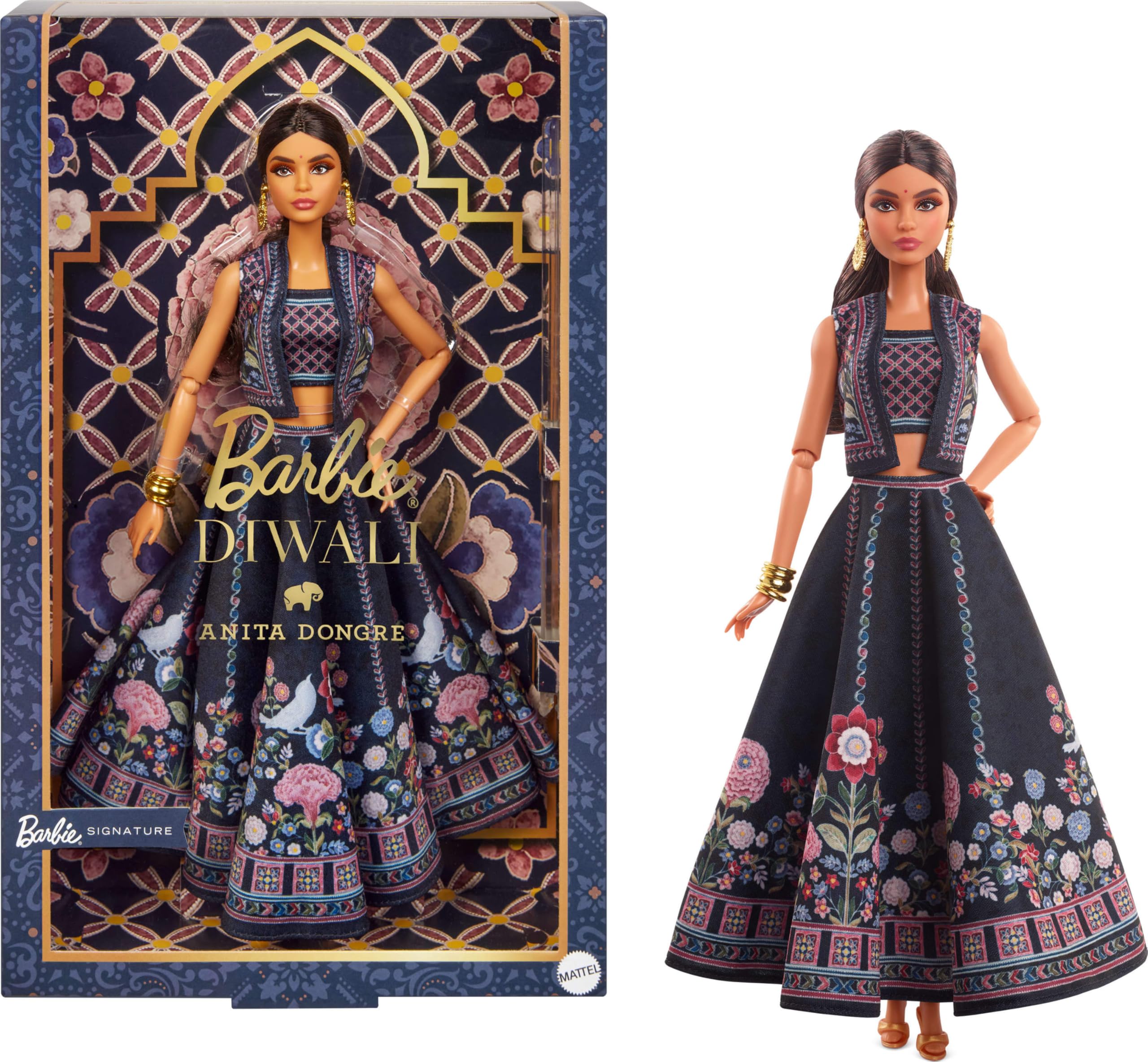 Foto 2 pulgar | Muñeca Barbie Diwali Anita Dongre Festival Of Lights Look - Venta Internacional.