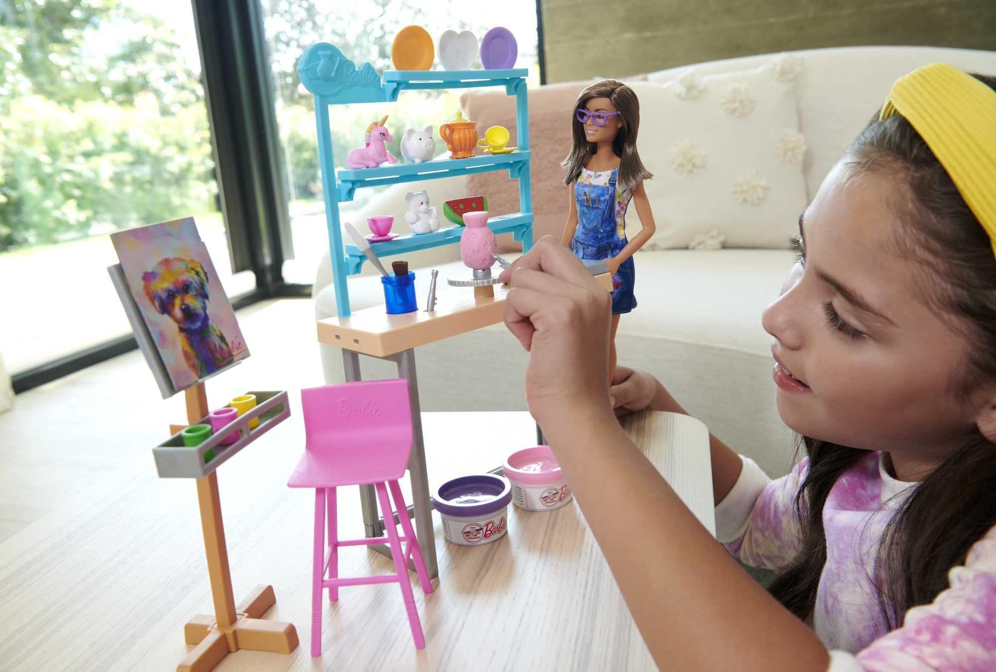 Foto 3 pulgar | Muñeca Barbie Relax And Create De Art Studio Con Acceso Para Mayores De 25 Años. - Venta Internacional.