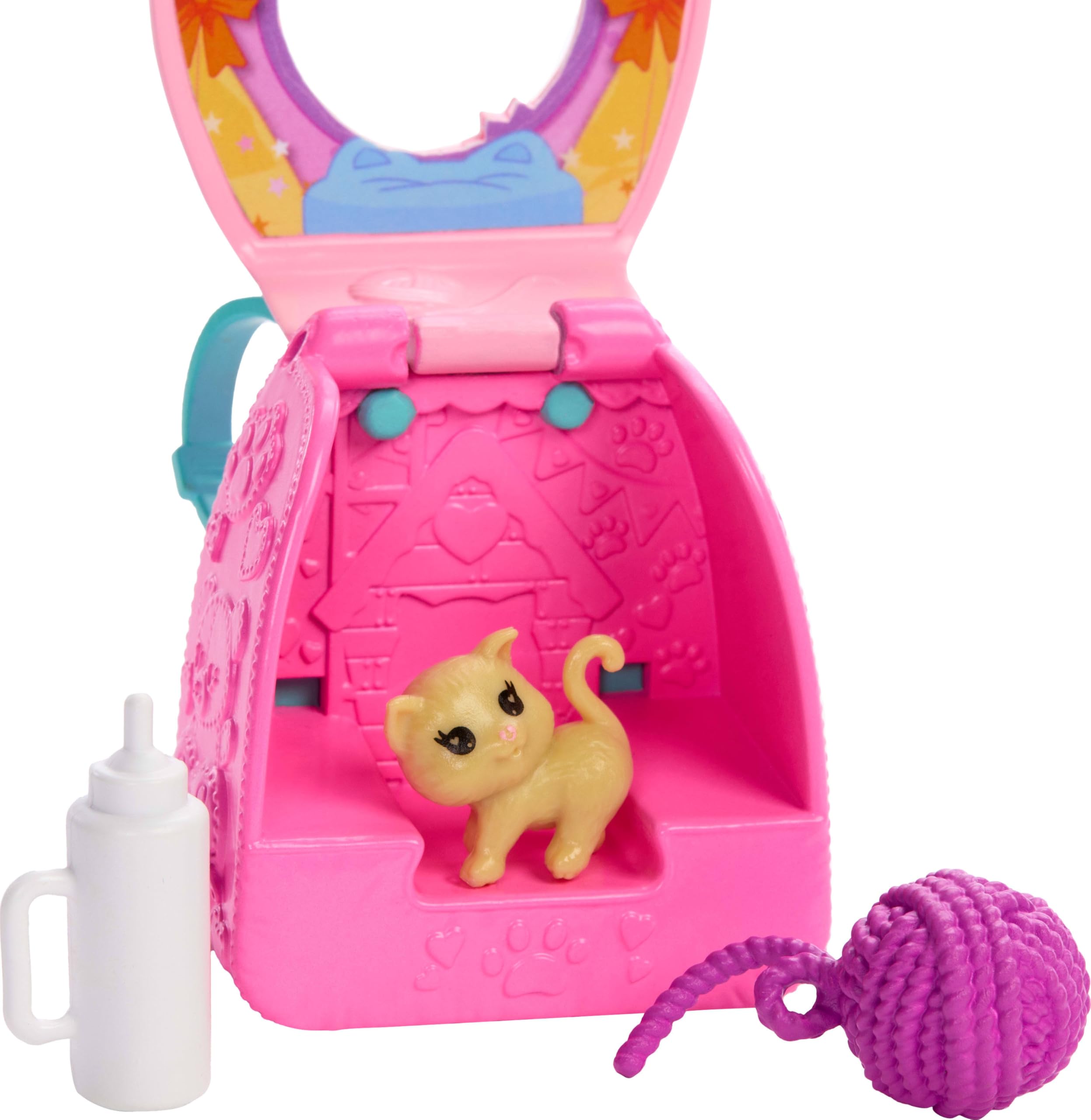 Foto 6 pulgar | Mochila Playtime Kitty, Muñeca Barbie Chelsea Con Accesorios - Venta Internacional.