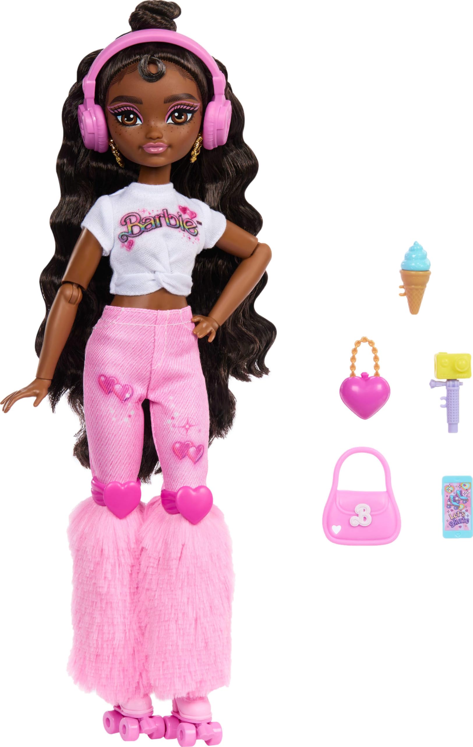 Foto 6 pulgar | Muñeca De Moda Barbie Dream Besties Brooklyn Con Accesorios - Venta Internacional.
