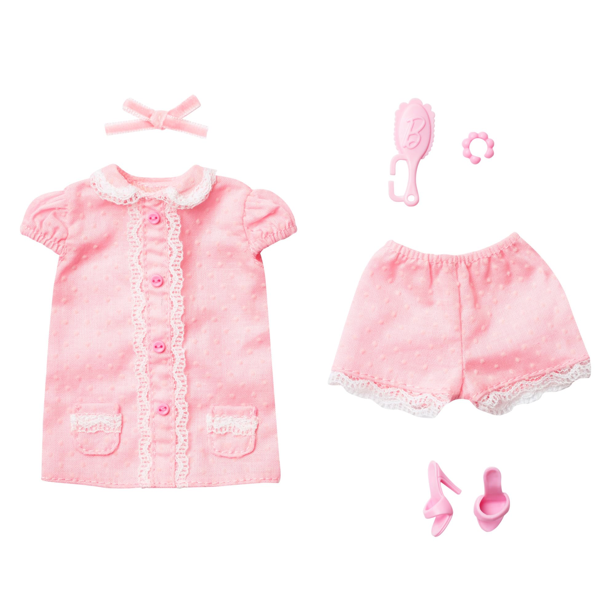 Foto 5 | Paquete De Moda Barbie The Movie Con 3 Atuendos Y Accesorios - Venta Internacional.