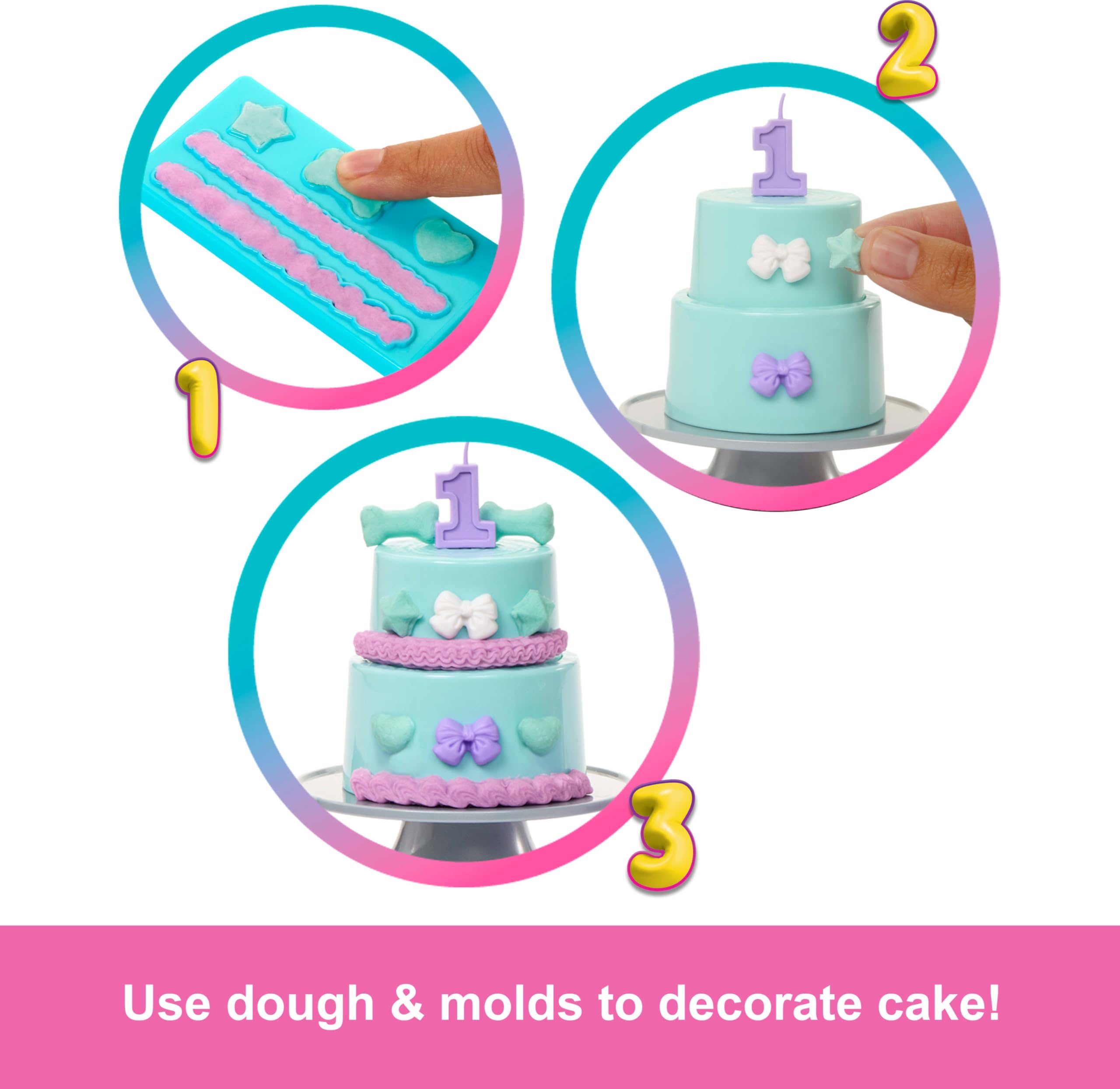 Foto 5 | Muñeca Barbie Party, Sin Caja, Con Accesorios, Serie De Cumpleaños Para Mascotas - Venta Internacional.