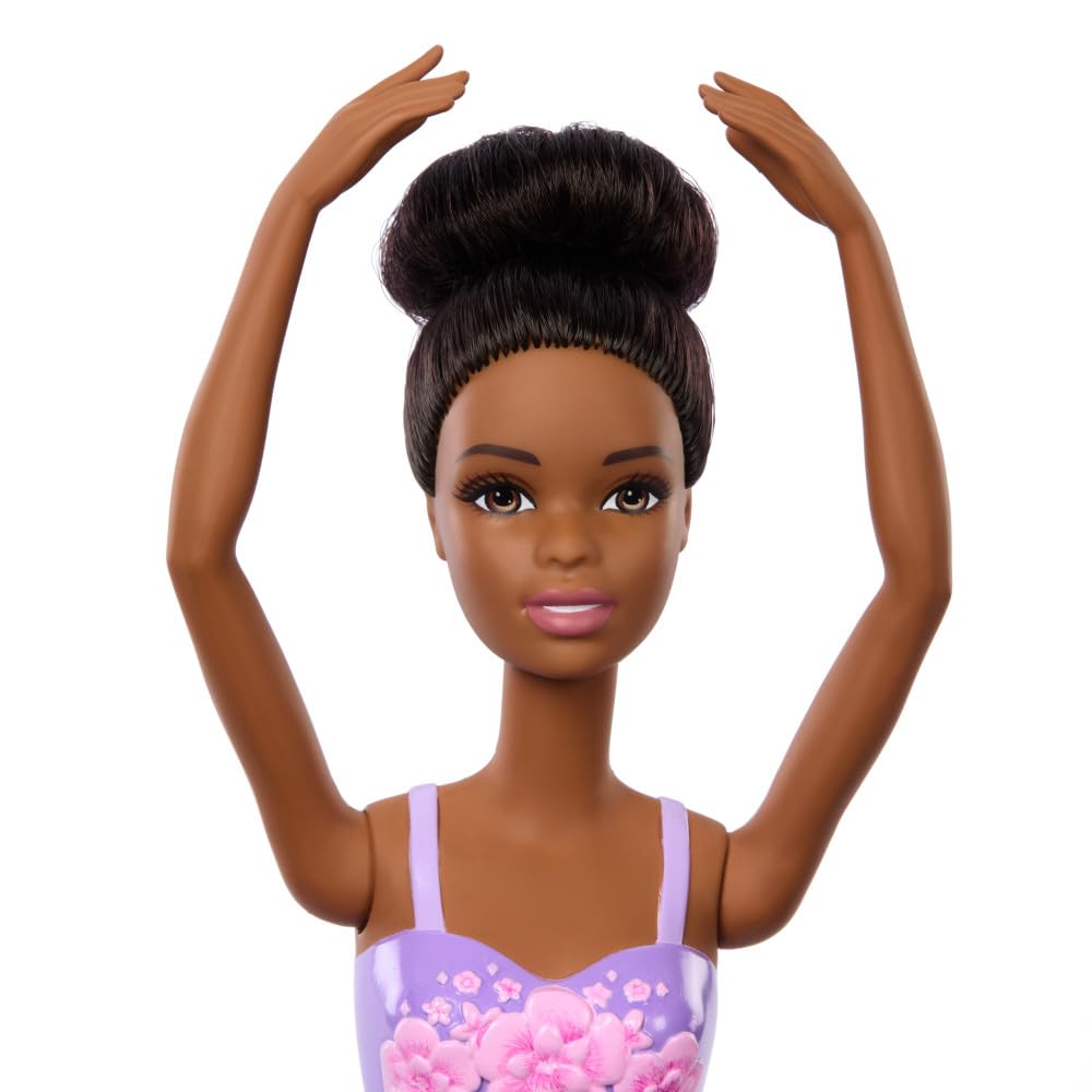Foto 3 pulgar | Muñeca Moderna Barbie Bailarina Morena Con Tutú Morado - Venta Internacional.