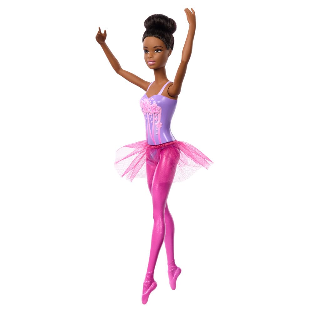 Foto 4 pulgar | Muñeca Moderna Barbie Bailarina Morena Con Tutú Morado - Venta Internacional.