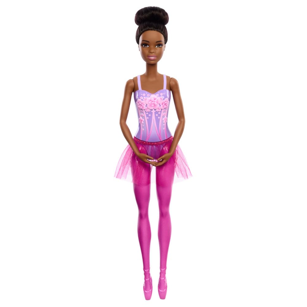 Foto 6 pulgar | Muñeca Moderna Barbie Bailarina Morena Con Tutú Morado - Venta Internacional.