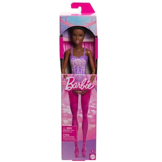 Foto 6 | Muñeca Moderna Barbie Bailarina Morena Con Tutú Morado - Venta Internacional.