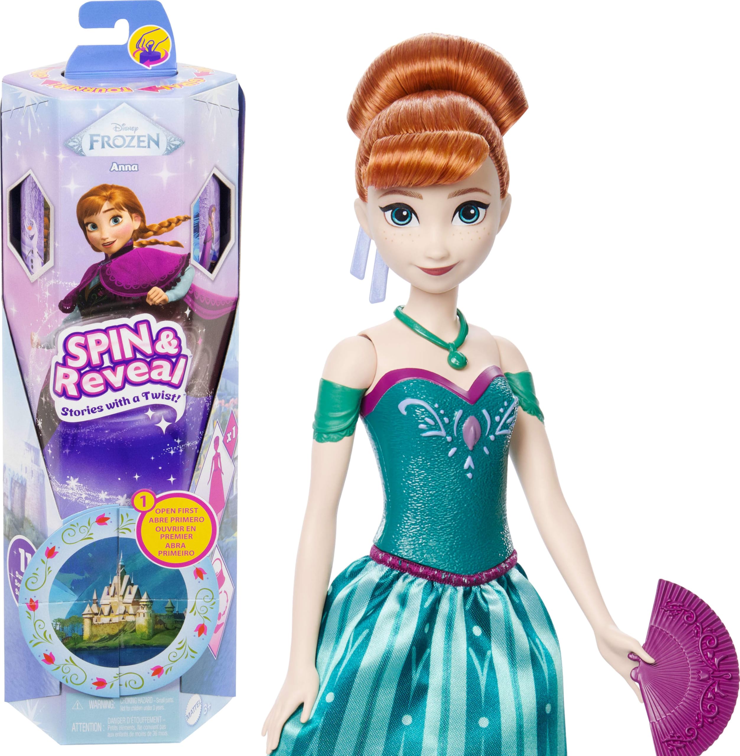 Muñeca De Moda Mattel Disney Frozen Anna Con 11 Sorpresas - Venta Internacional.