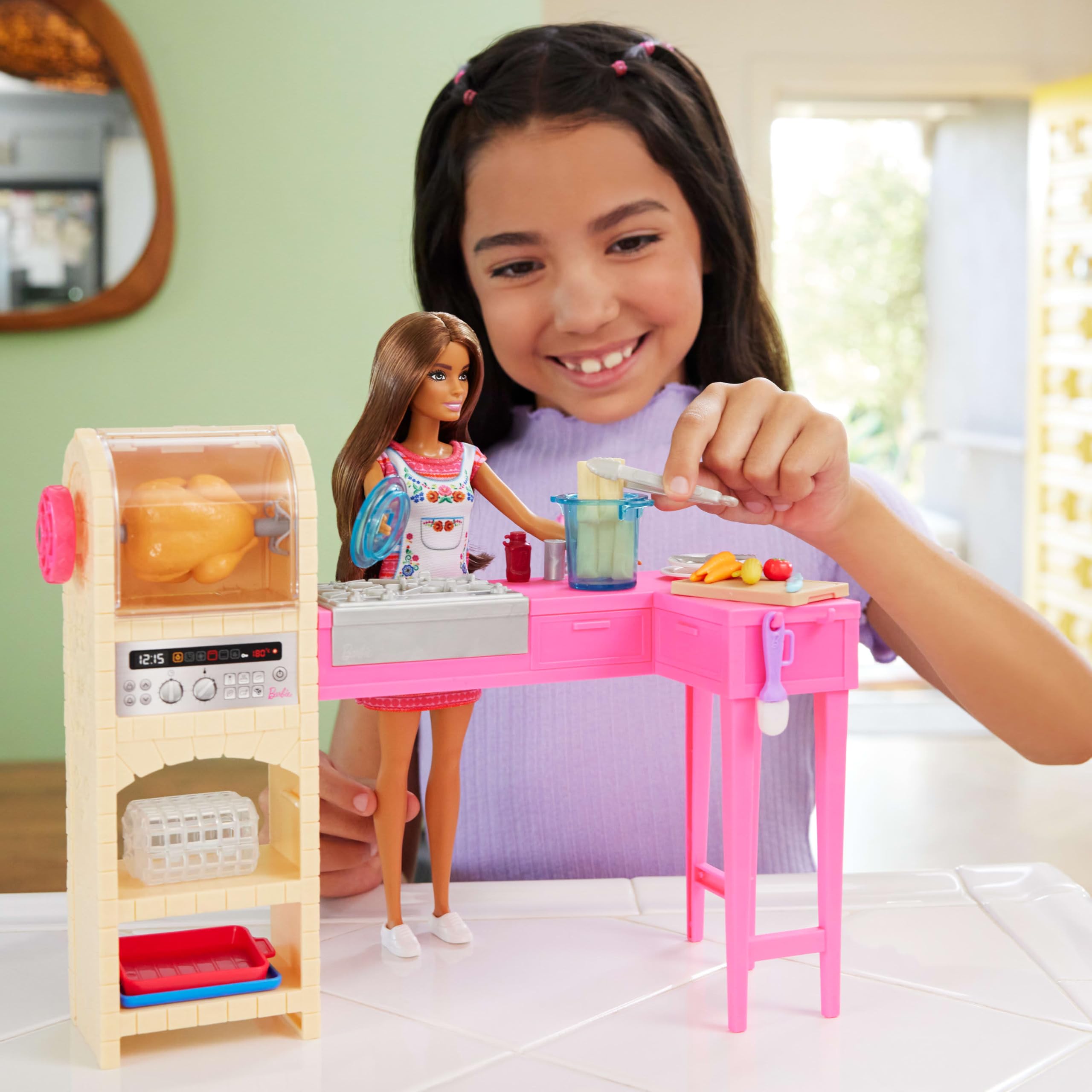 Foto 3 pulgar | Muñeca De Moda Con Receta De Barbie Y Teresa Para Una Amistad Con Cocina - Venta Internacional.