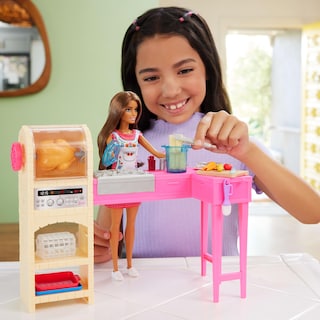 Foto 2 | Muñeca De Moda Con Receta De Barbie Y Teresa Para Una Amistad Con Cocina - Venta Internacional.