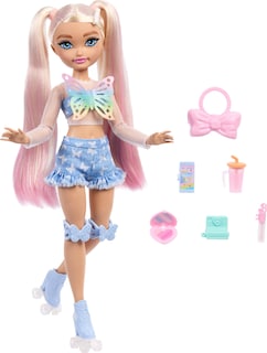Foto 5 | Muñeca De Moda Barbie Dream Besties Malibu Con Accesorios - Venta Internacional.
