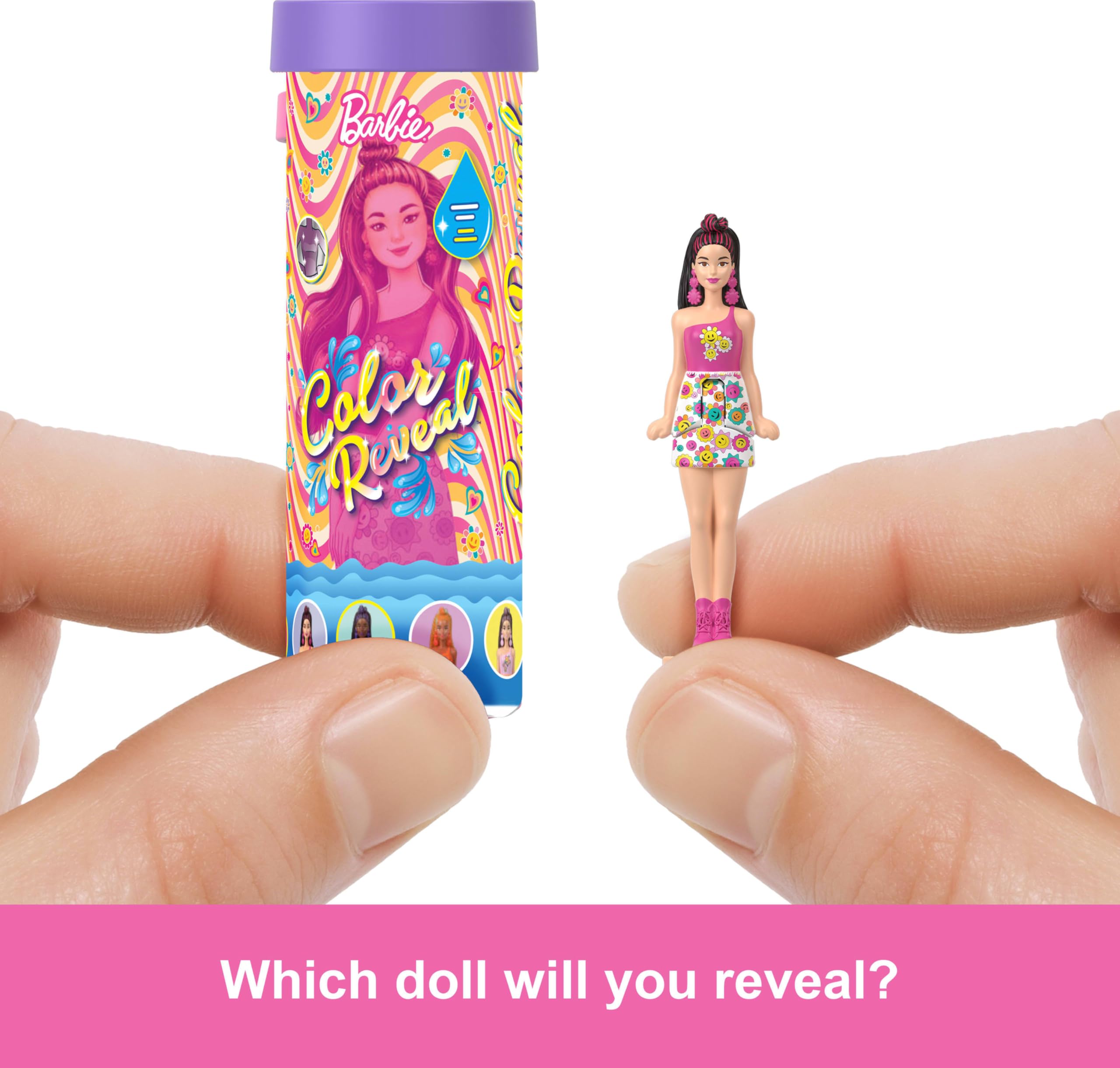 Foto 5 pulgar | Muñecas Barbie Mini Barbie Land, Paquete De 5, Pop Reveal, 1.5 Pulgadas - Venta Internacional.