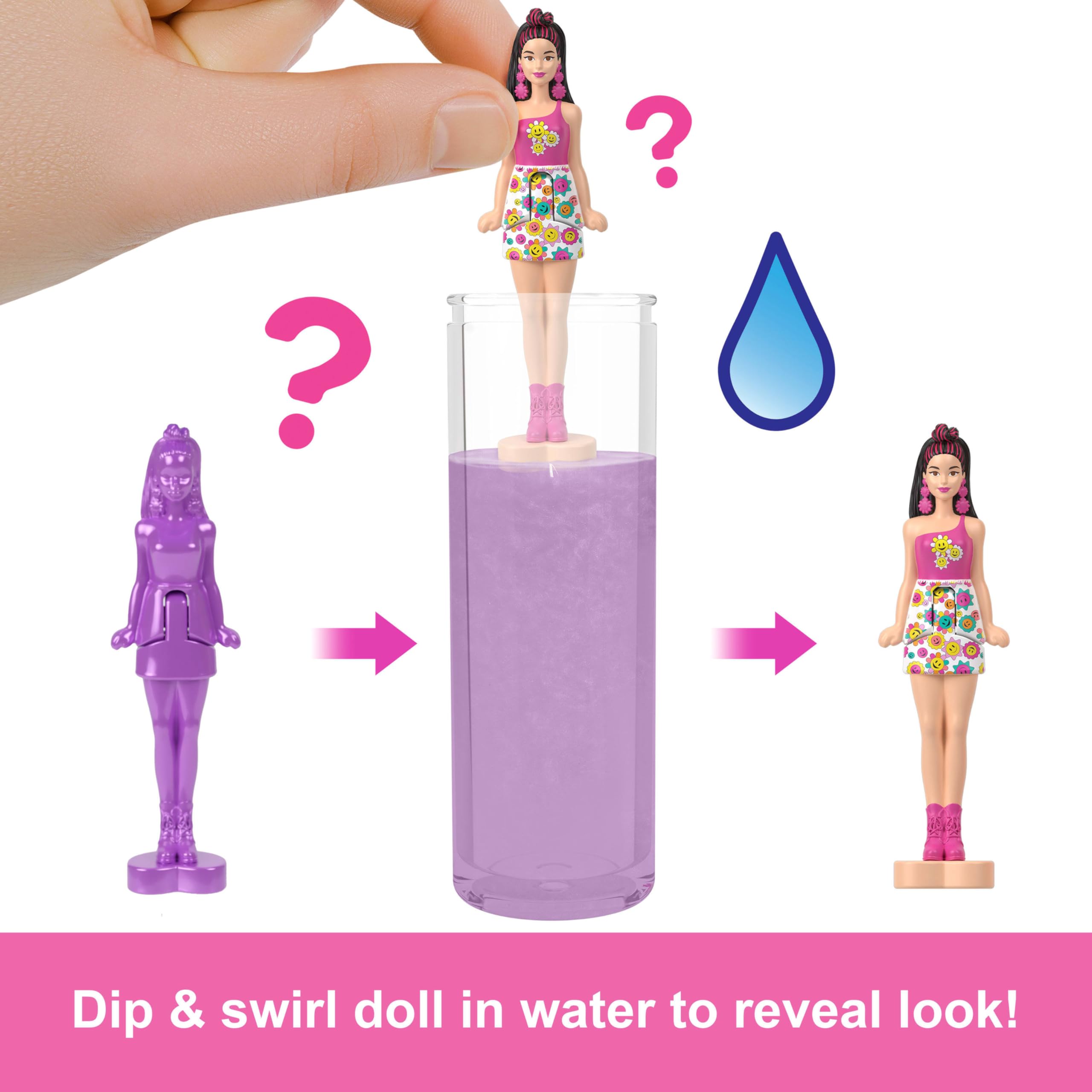 Foto 6 pulgar | Muñecas Barbie Mini Barbie Land, Paquete De 5, Pop Reveal, 1.5 Pulgadas - Venta Internacional.