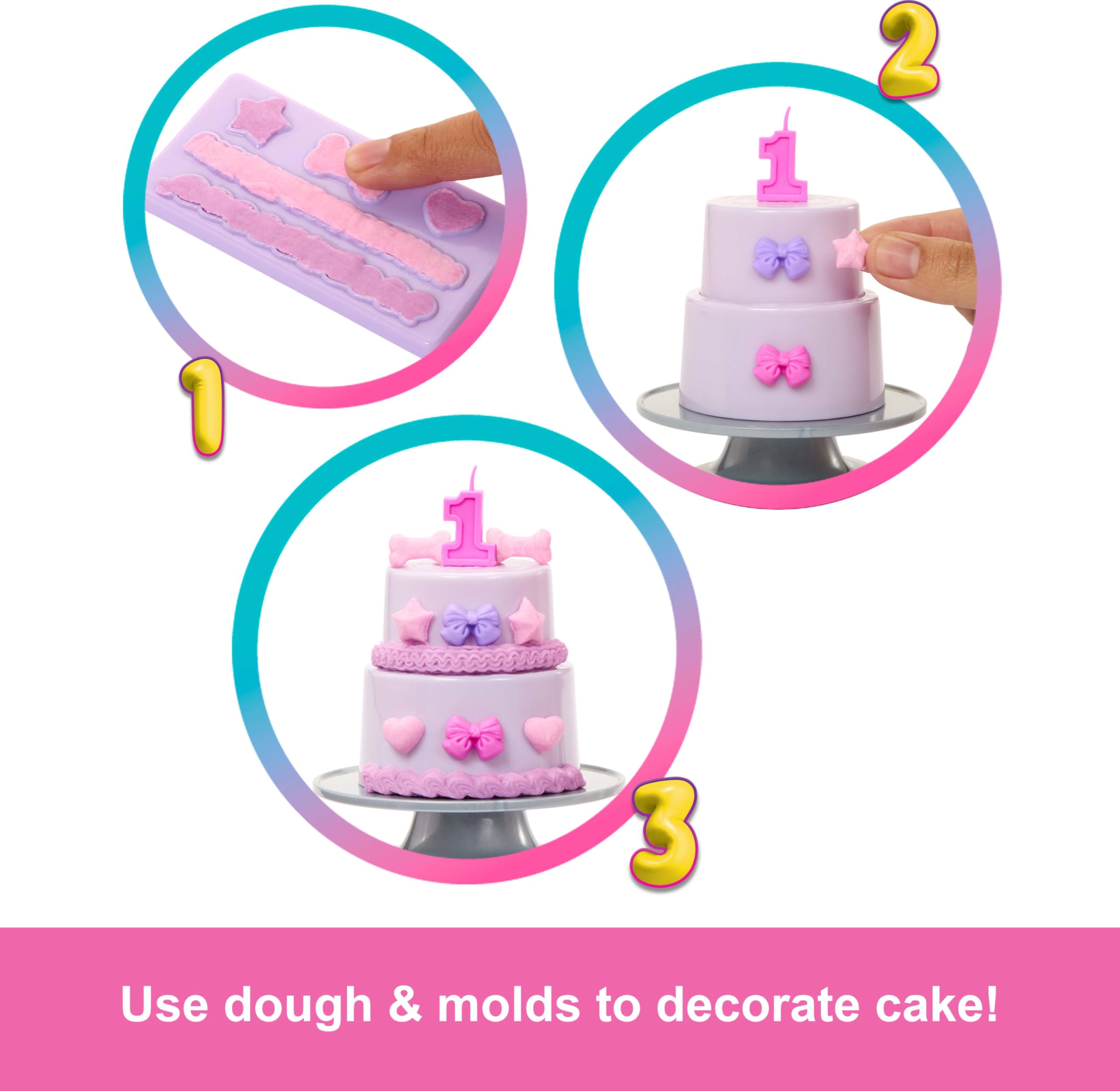 Foto 5 | Muñeca Barbie Party, Sin Caja, Con Accesorios, Serie De Cumpleaños Para Mascotas - Venta Internacional.