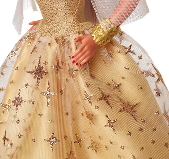 Foto 3 | Muñeca Barbie Signature Holiday 2023 Con Vestido Dorado, 35 Aniversario. - Venta Internacional.