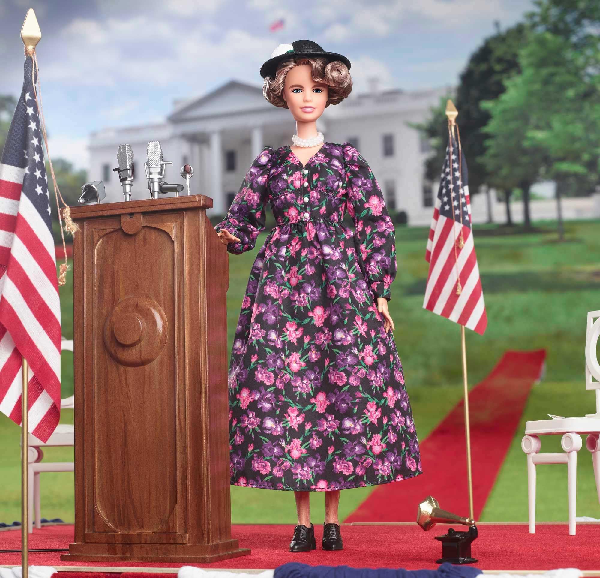 Foto 6 pulgar | Muñeca Barbie Inspiradora Para Mujeres Eleanor Roosevelt Con Acceso. - Venta Internacional.