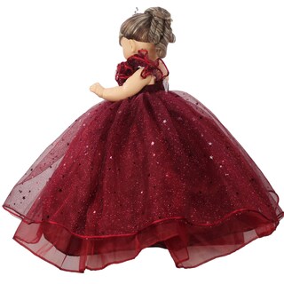 Foto 3 | Muñeca Quinceañera Recuerdo 15 Año Tinto Guinda 33 Cm