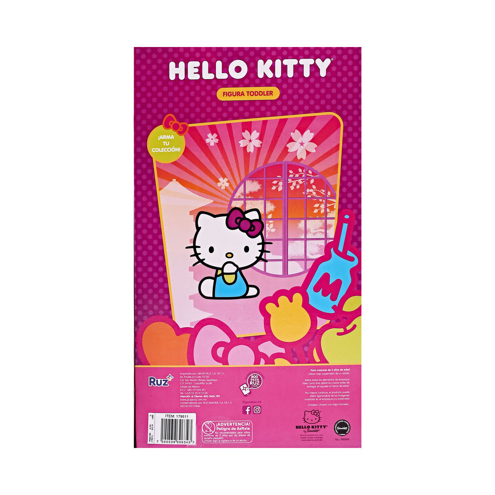 Foto 3 pulgar | Figura Articulada Ruz Hello Kitty (28.2 Cm Rojo)