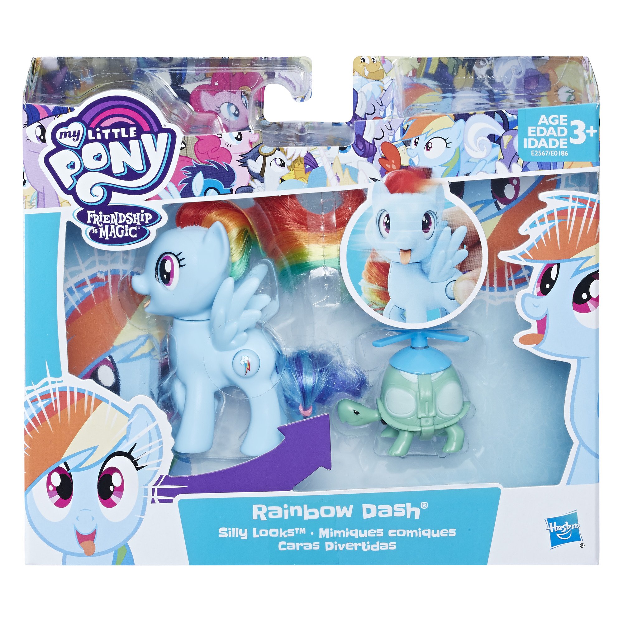 Foto 2 | Muñeca De Moda My Little Pony Rainbow Dash E2567 - Venta Internacional.